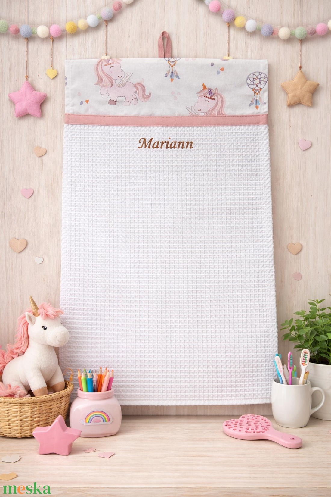 Ovis kéztörlő PRÉMIUM - Álomparipa - játék & sport - ovis felszerelés - egyéb ovis kiegészítő - Meska.hu