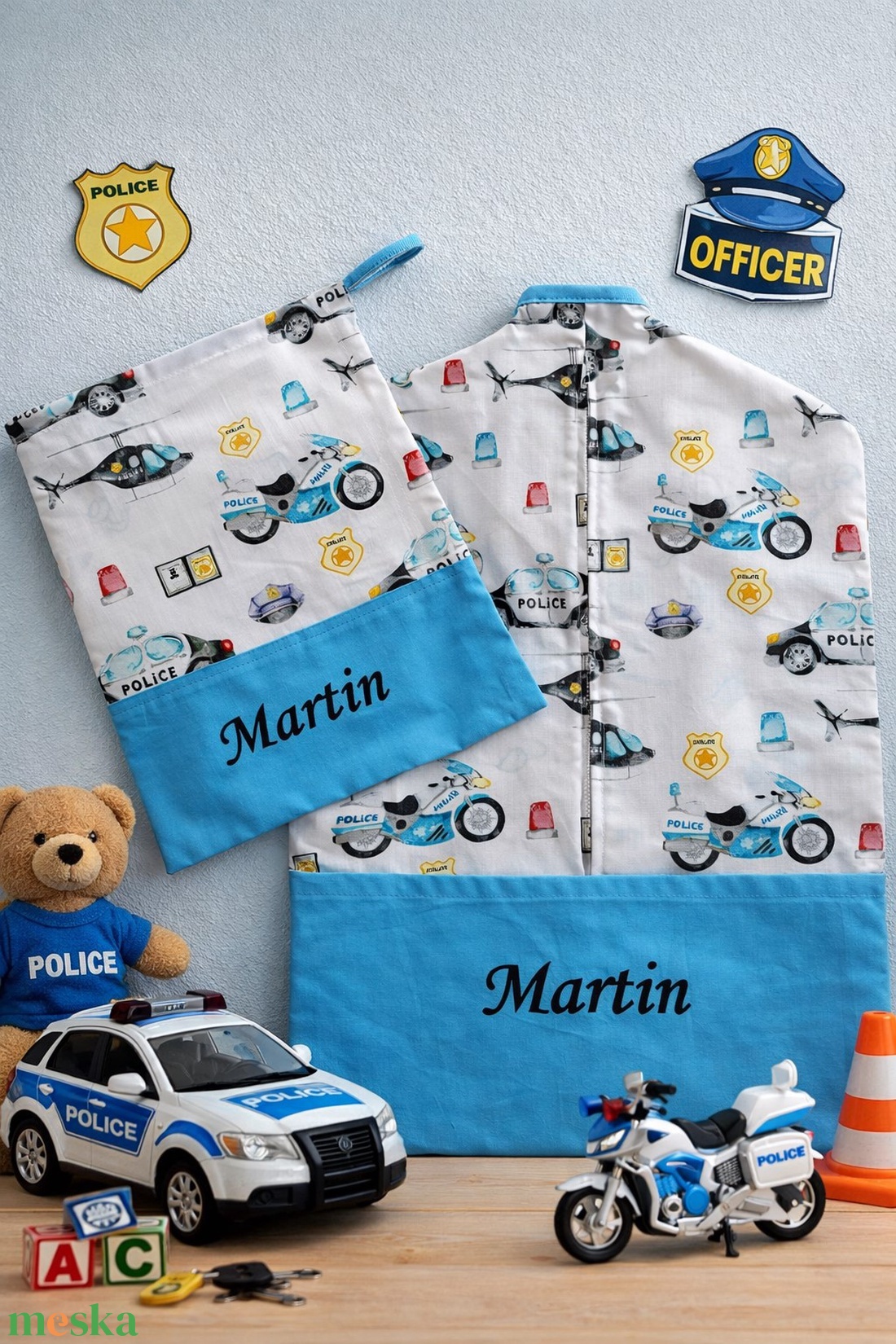 Ovis szett 2 részes - Szuperjárőr - játék & sport - ovis felszerelés - ovis szett - Meska.hu