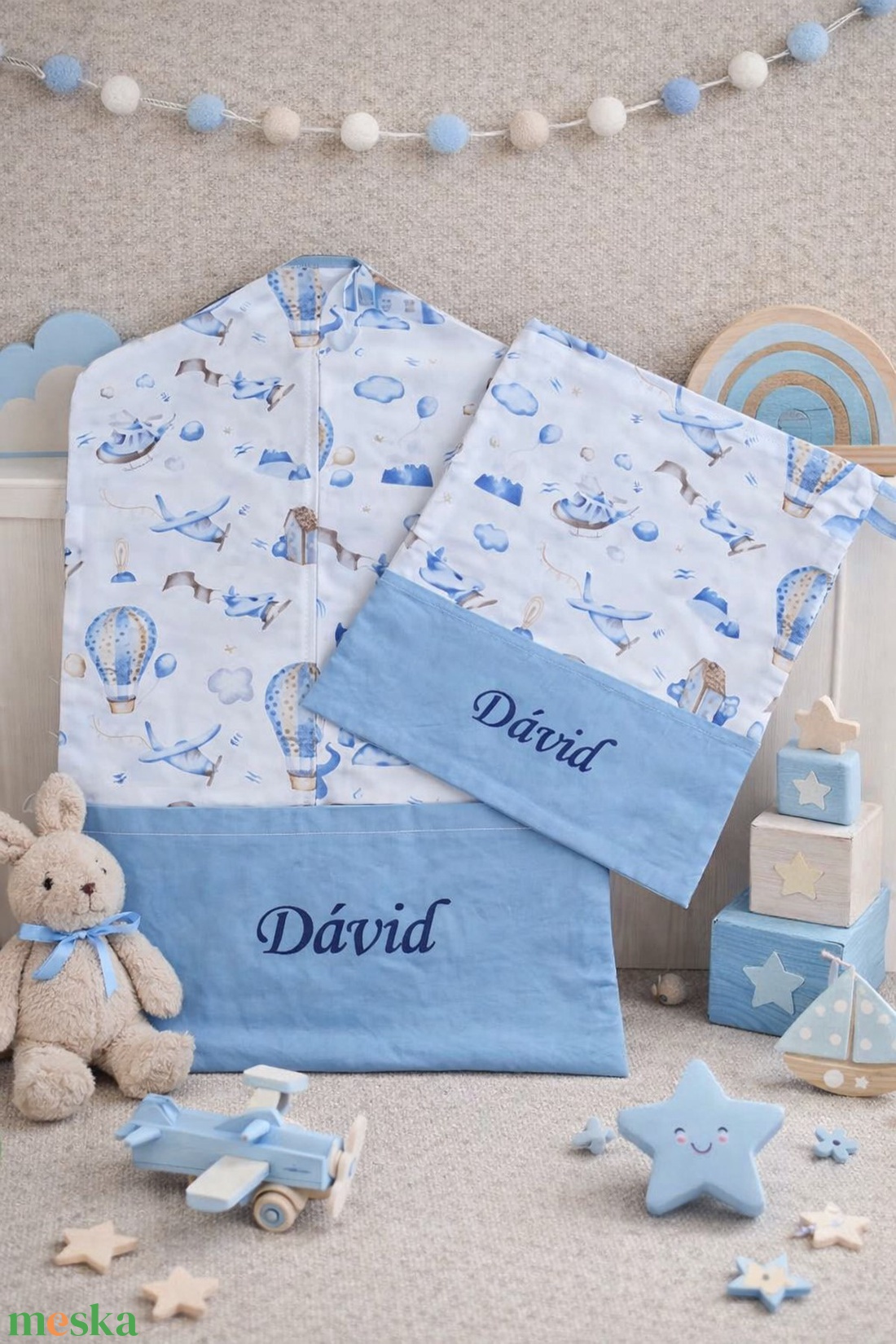 Ovis szett 2 részes - Légi kaland - játék & sport - ovis felszerelés - ovis szett - Meska.hu