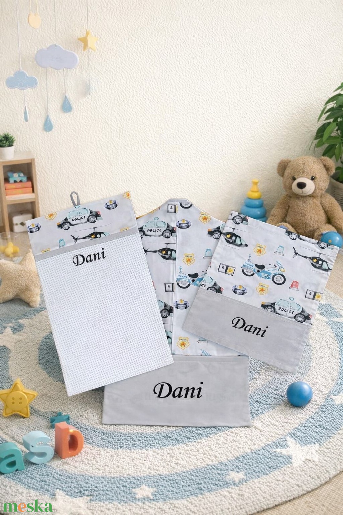 Ovis szett 3 részes - Szuperjárőr - játék & sport - ovis felszerelés - ovis szett - Meska.hu