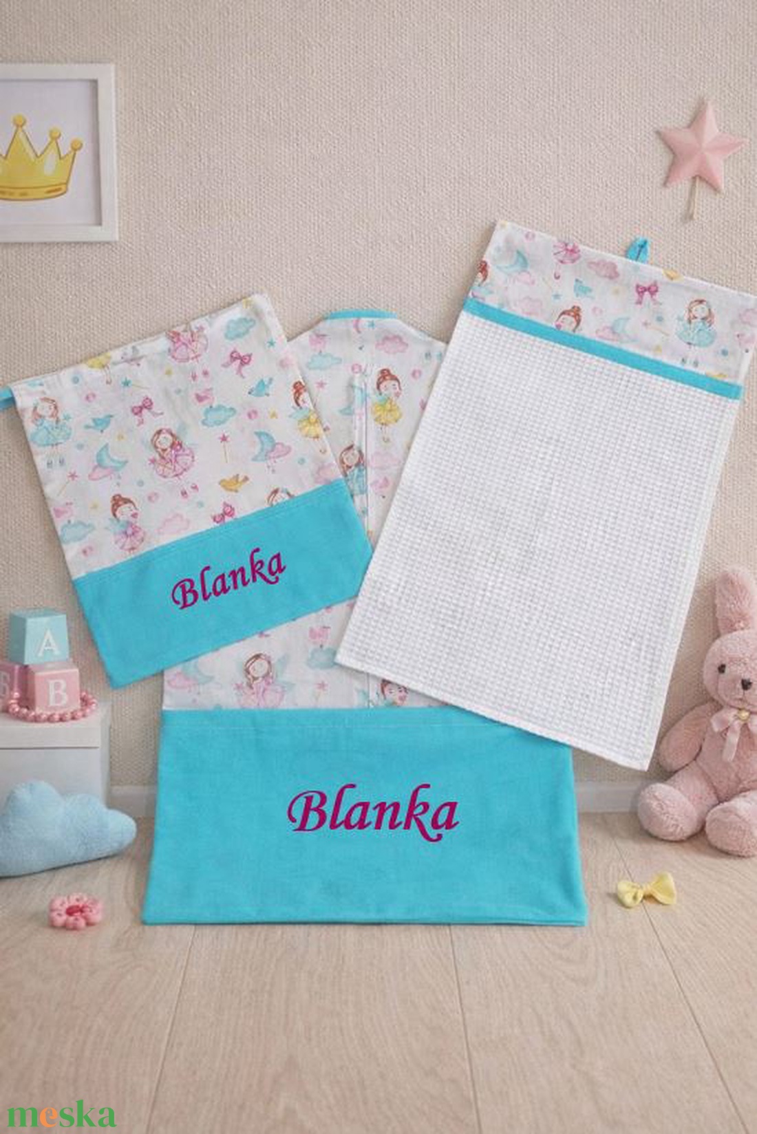 Ovis szett 3 részes - Tündérország - játék & sport - ovis felszerelés - ovis szett - Meska.hu