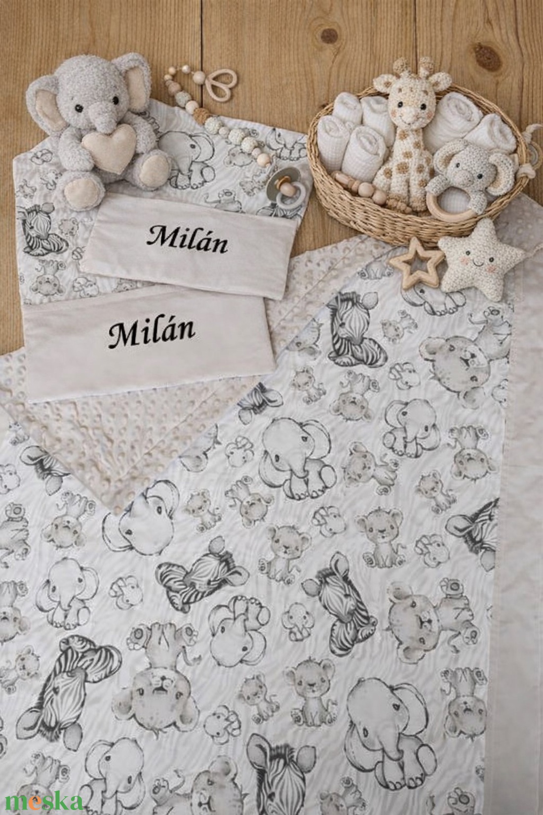 Ovis szett 4 részes - Safari - játék & sport - ovis felszerelés - ovis szett - Meska.hu