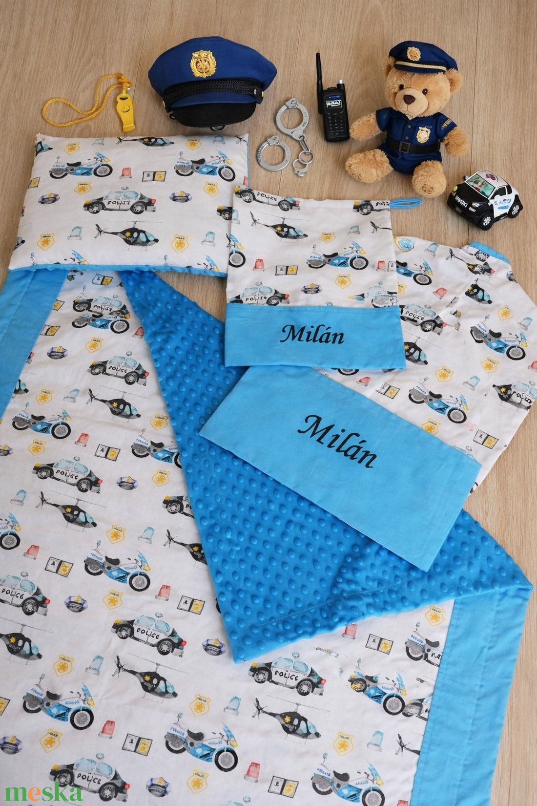 Ovis szett 4 részes - Szuperjárőr - játék & sport - ovis felszerelés - ovis szett - Meska.hu