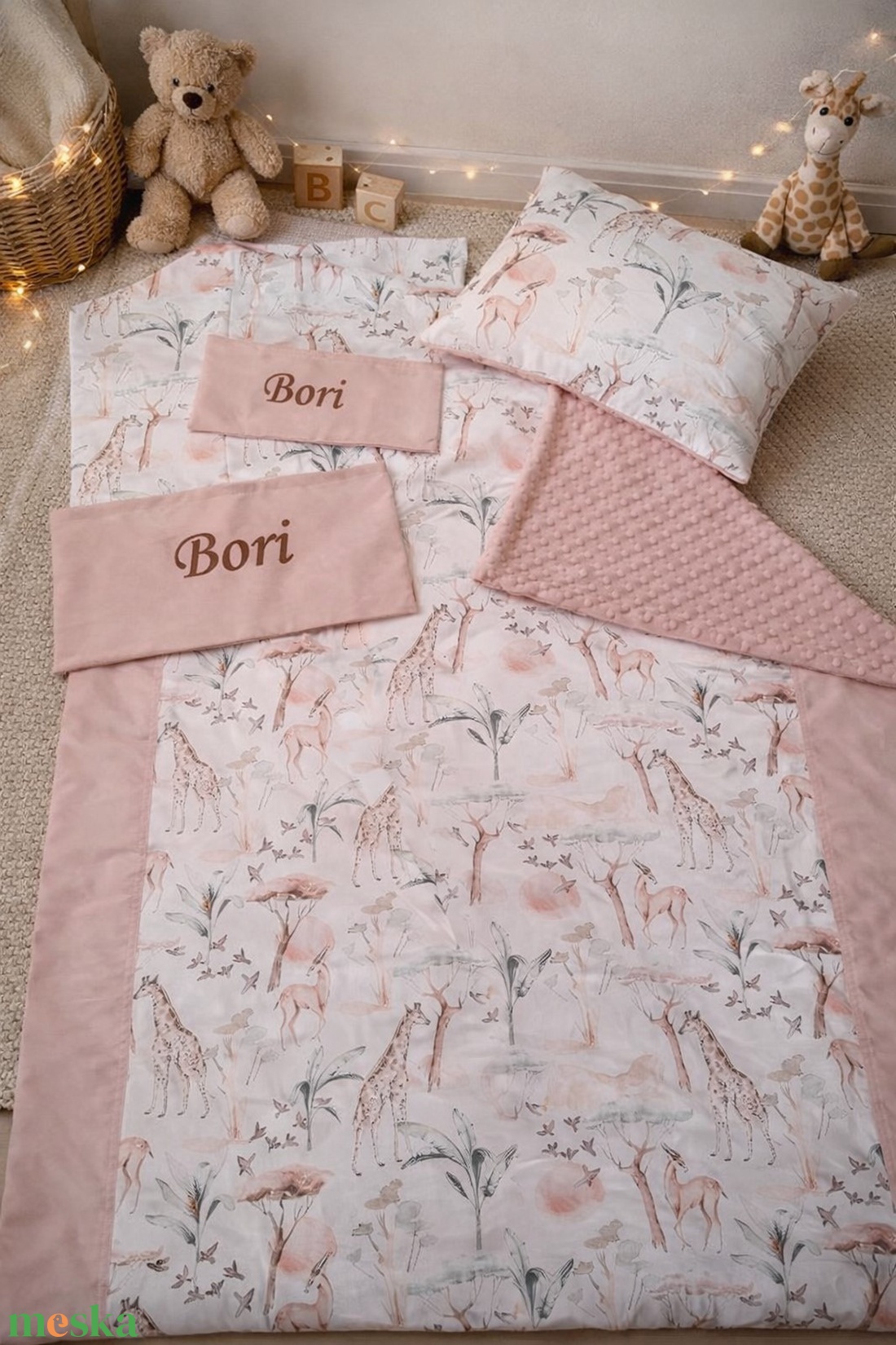 Ovis szett 4 részes PRÉMIUM - Szavannai naplemente - játék & sport - ovis felszerelés - ovis szett - Meska.hu