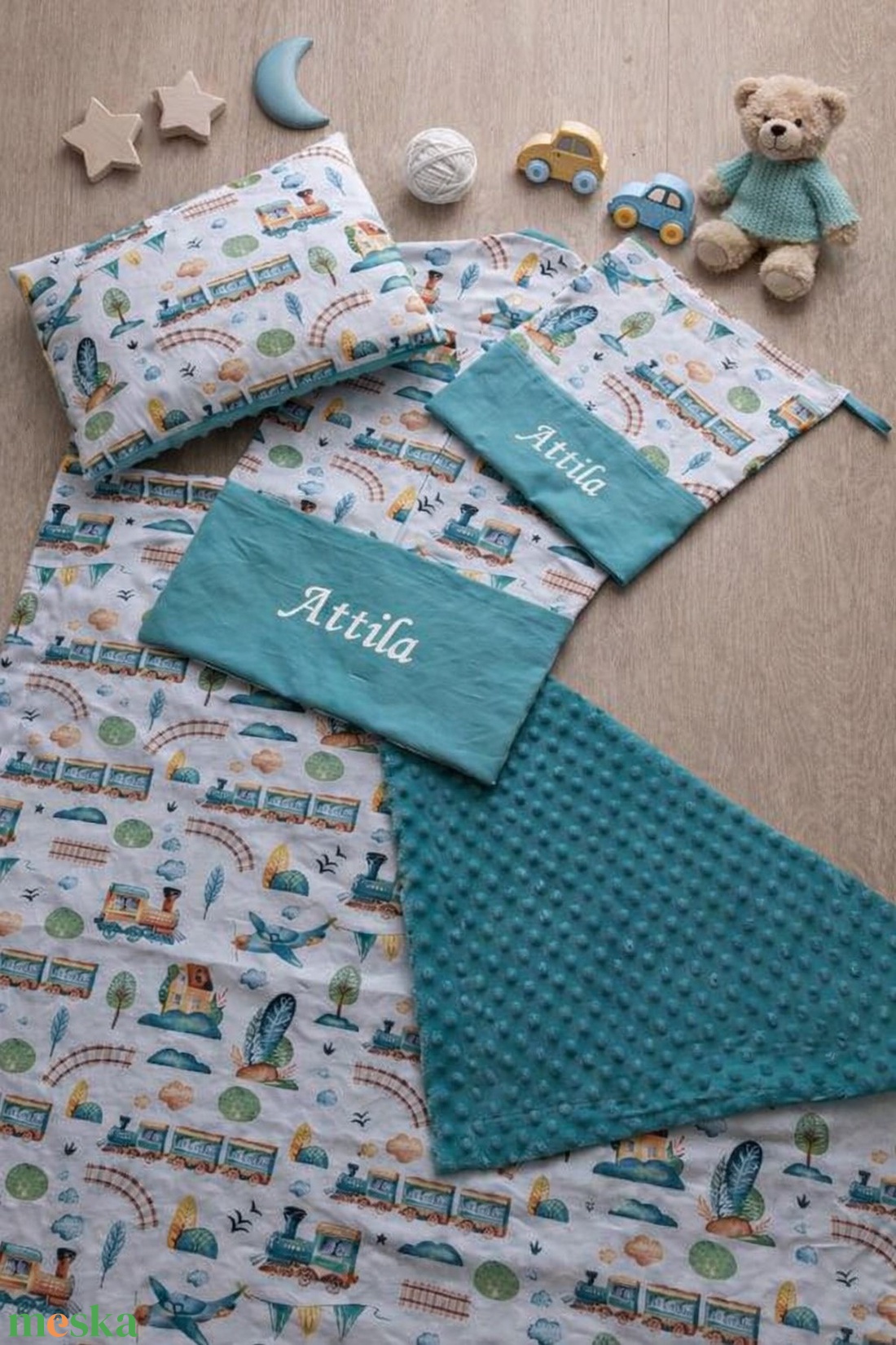 ,,ZOLICA Ovis szett 4 részes - Mozdony mese - játék & sport - ovis felszerelés - ovis szett - Meska.hu