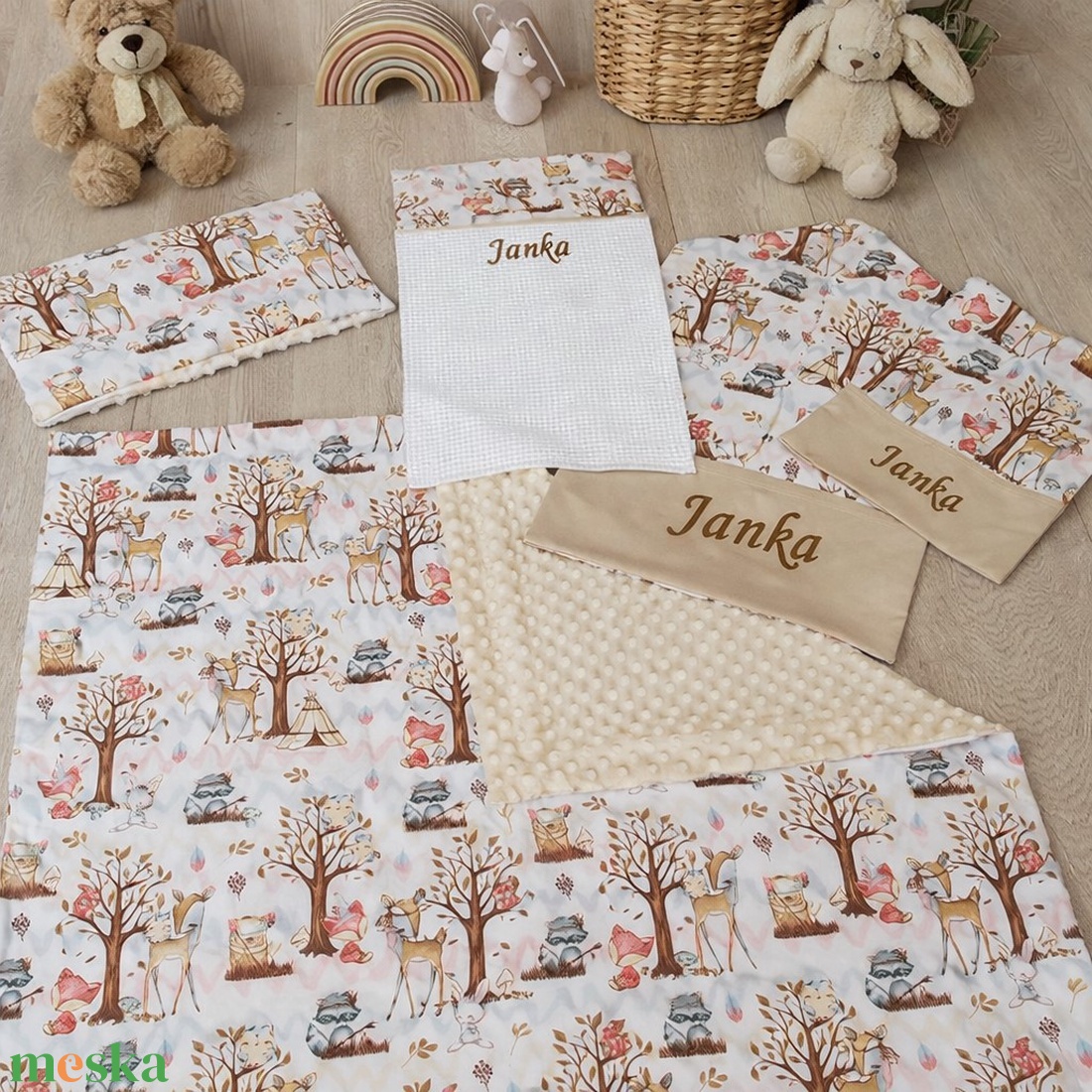 ,,ZOLICA Ovis szett 5 részes - Az erdő állatai - játék & sport - ovis felszerelés - ovis szett - Meska.hu