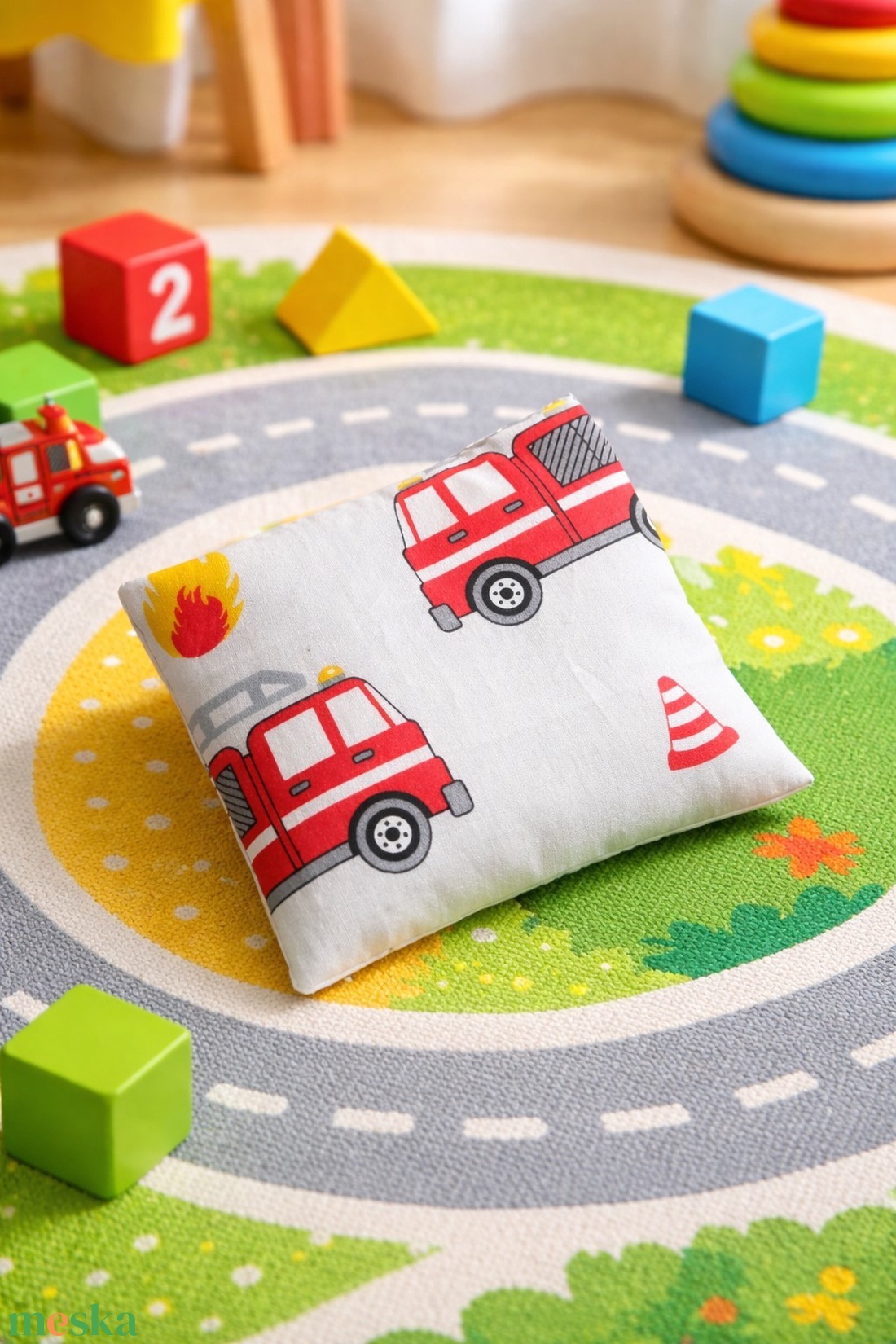 ,,ZOLICA Babzsák - Tűzoltó autók - játék & sport - ovis felszerelés - egyéb ovis kiegészítő - Meska.hu