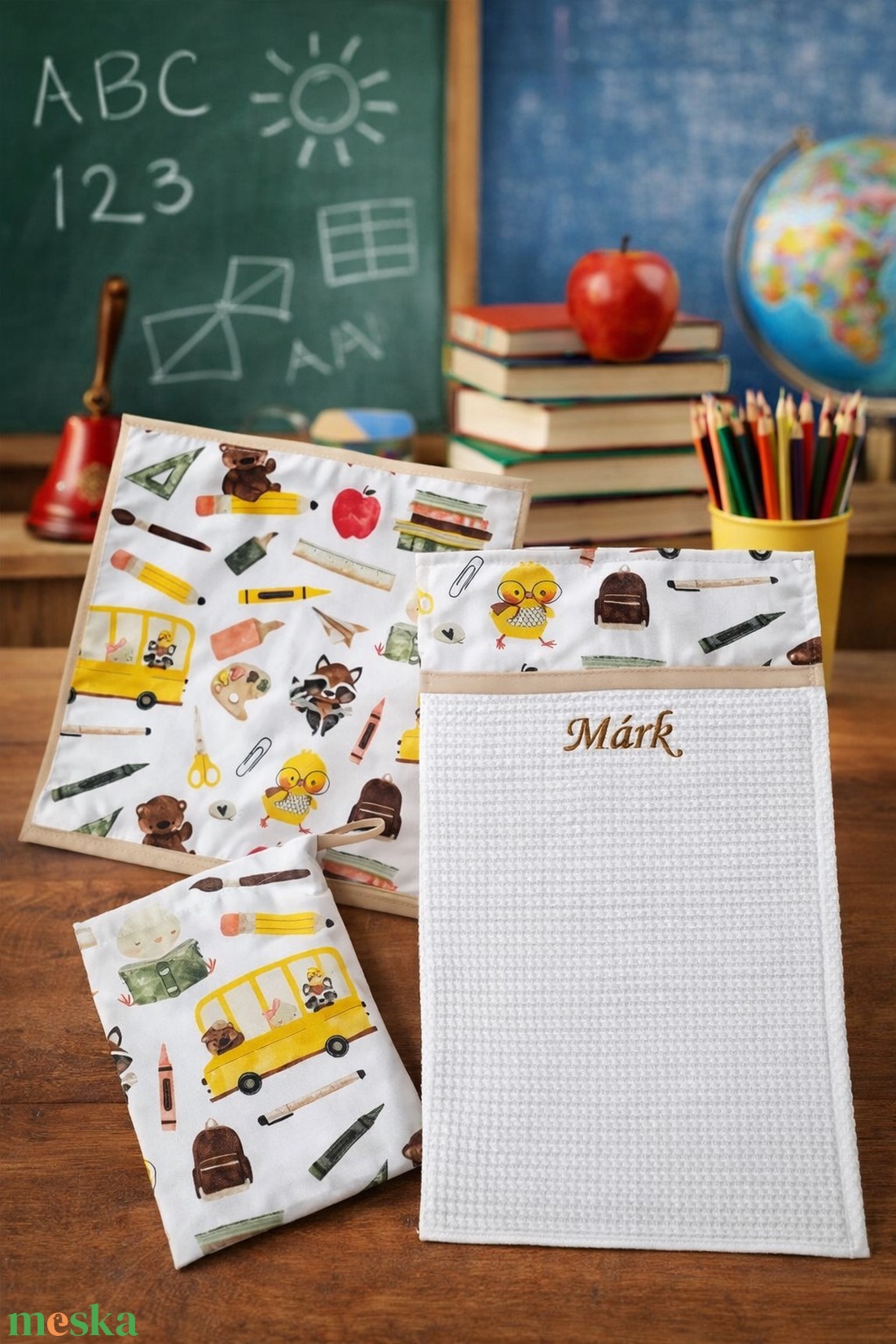 Iskolai tisztasági csomag - Kis tudósok - játék & sport - ovis felszerelés - tisztasági csomag - Meska.hu