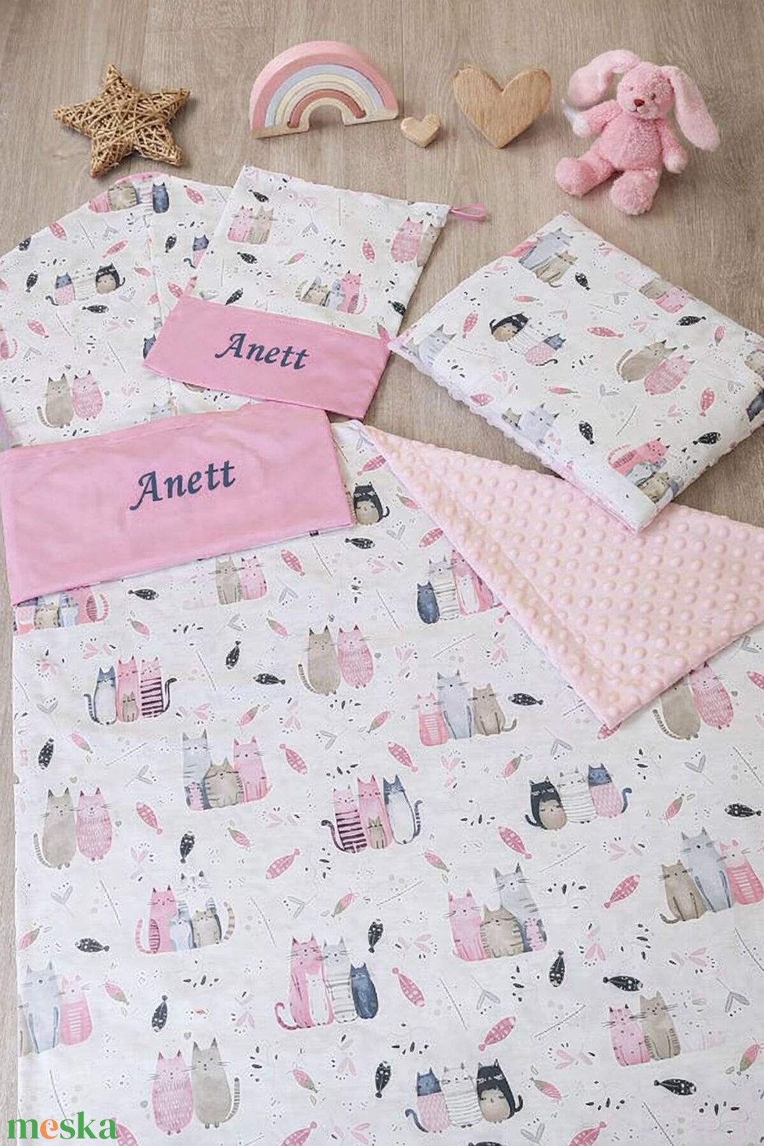 Ovis szett 4 részes - Cirmos csoda - játék & sport - ovis felszerelés - ovis szett - Meska.hu