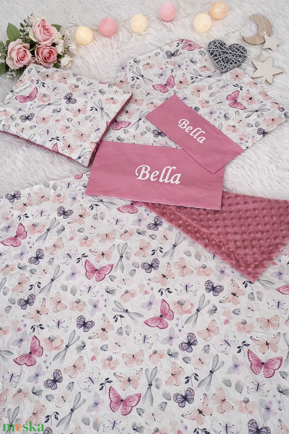 Ovis szett 4 részes - Pillangók tánca - játék & sport - ovis felszerelés - ovis szett - Meska.hu