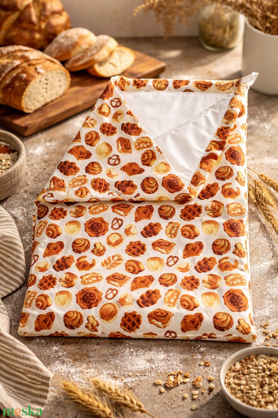 Kenyeres / péksüteményes frissen tartó zsák - otthon & életmód - konyhafelszerelés, tálalás - konyhai tárolás - kenyértartó - Meska.hu