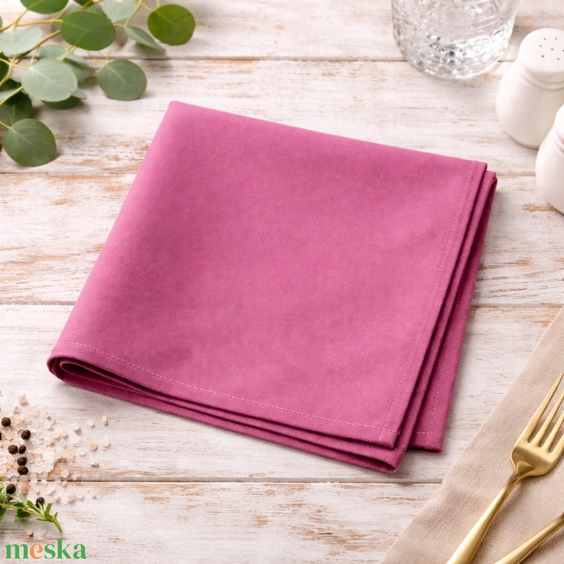 Textilszalvéta - sötétmályva - otthon & életmód - konyhafelszerelés, tálalás - konyhai textil - szalvéta - Meska.hu