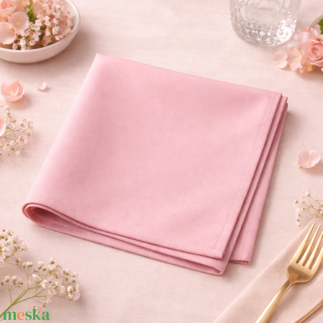 Textilszalvéta - pasztellmályva - otthon & életmód - konyhafelszerelés, tálalás - konyhai textil - szalvéta - Meska.hu
