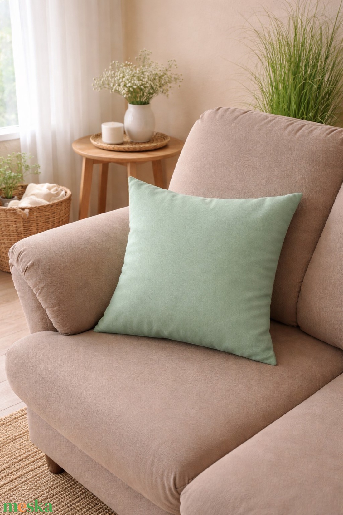 Díszpárna huzat - zsálya - otthon & életmód - lakástextil - párna & párnahuzat - díszpárnahuzat - Meska.hu