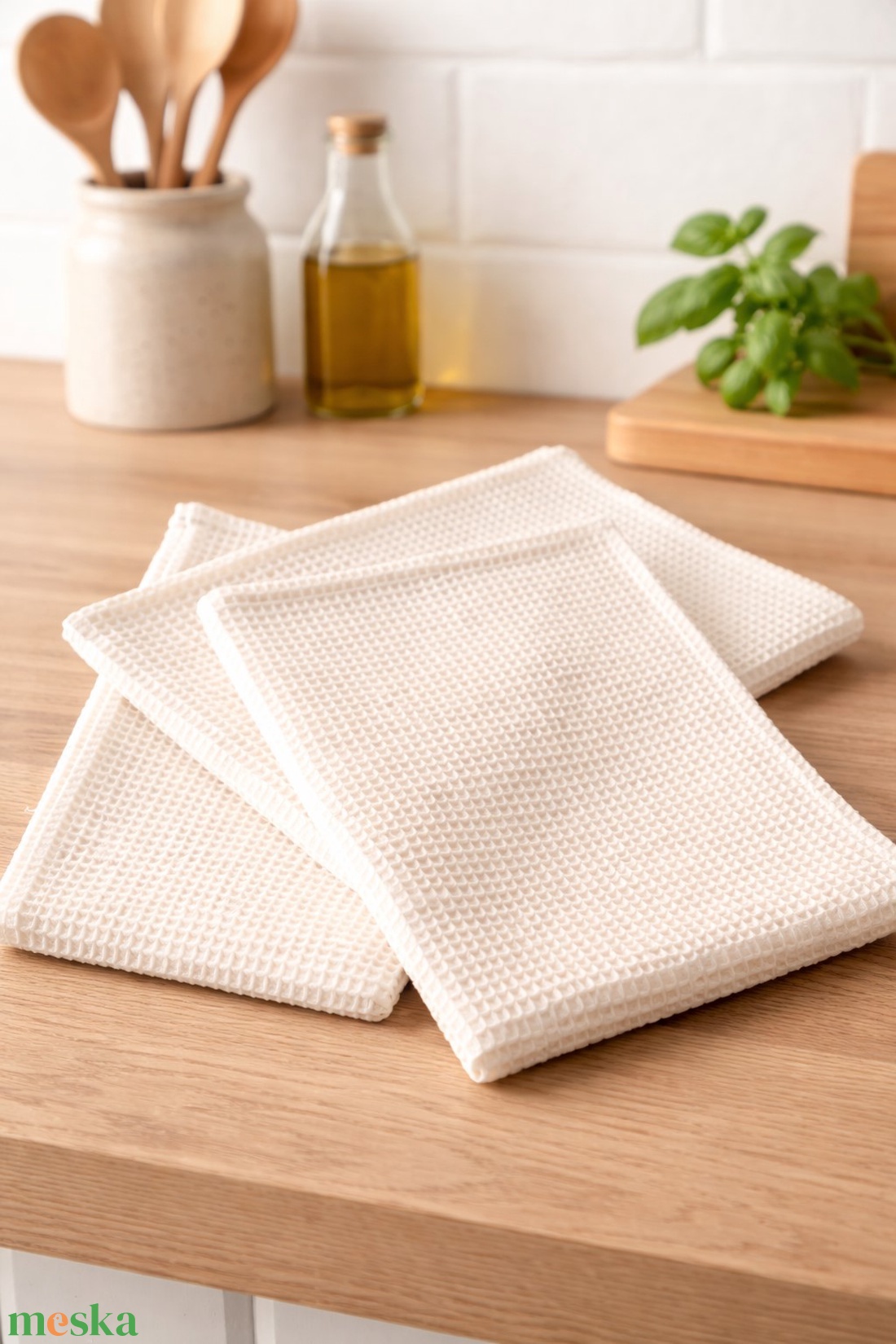 Prémium waffle konyharuha � nagy méretű, extra nedvszívó - otthon & életmód - konyhafelszerelés, tálalás - konyhai textil - konyharuha & törlőkendő - Meska.hu