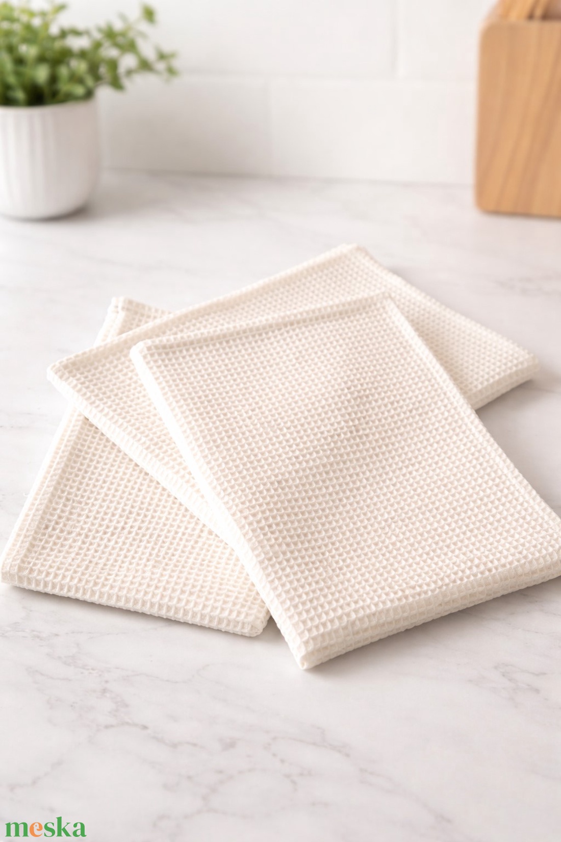 Prémium waffle konyharuha � nagy méretű, extra nedvszívó - otthon & életmód - konyhafelszerelés, tálalás - konyhai textil - konyharuha & törlőkendő - Meska.hu