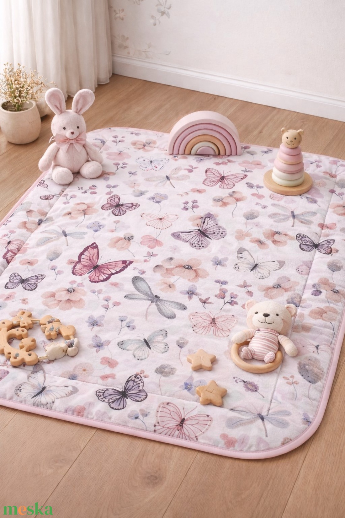 Pólya 3 in 1 - Pillangóliget - baba - mama - baba ágynemű - pólya - Meska.hu