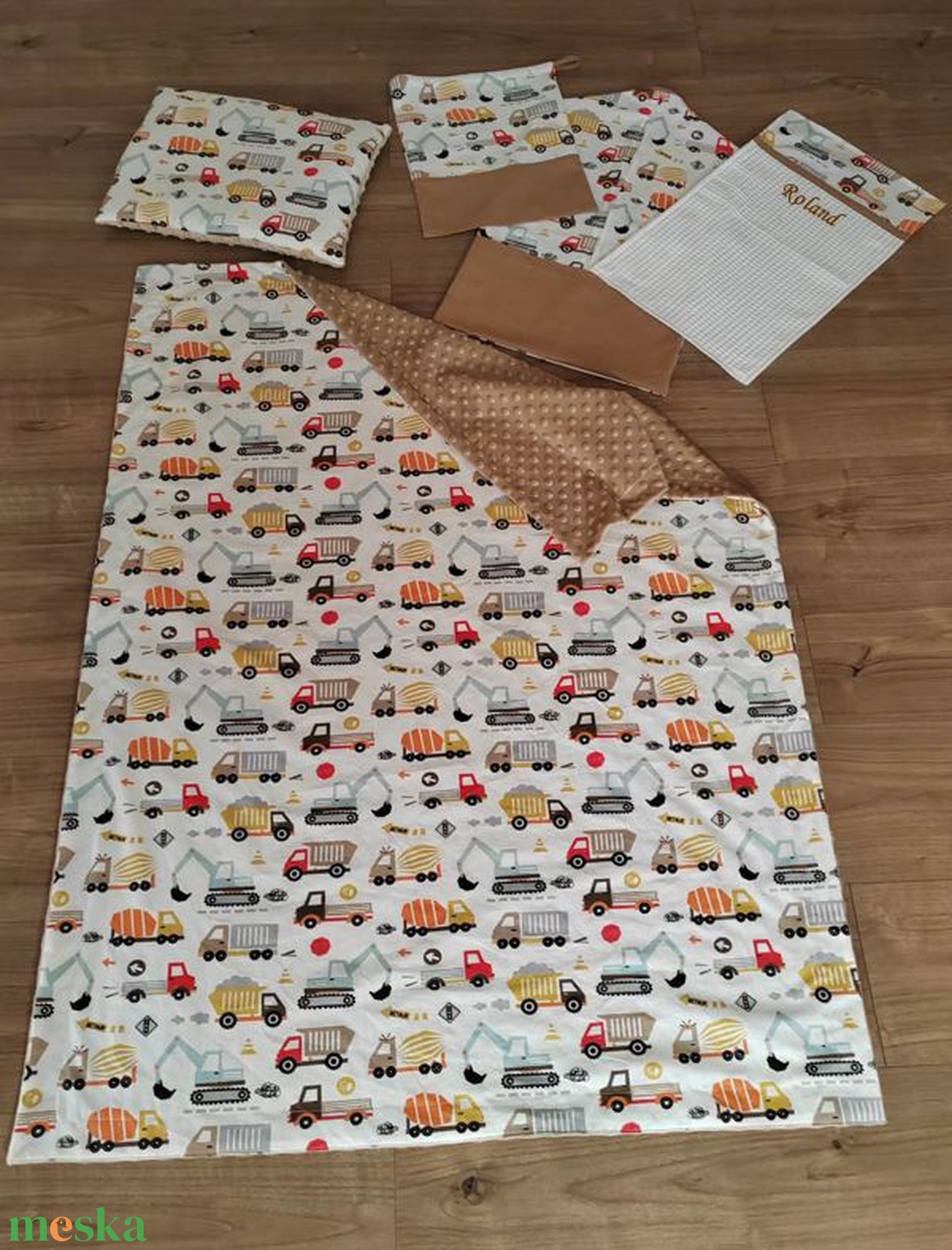 Ovis szett 5 részes - Építkezős álmok - játék & sport - ovis felszerelés - ovis szett - Meska.hu