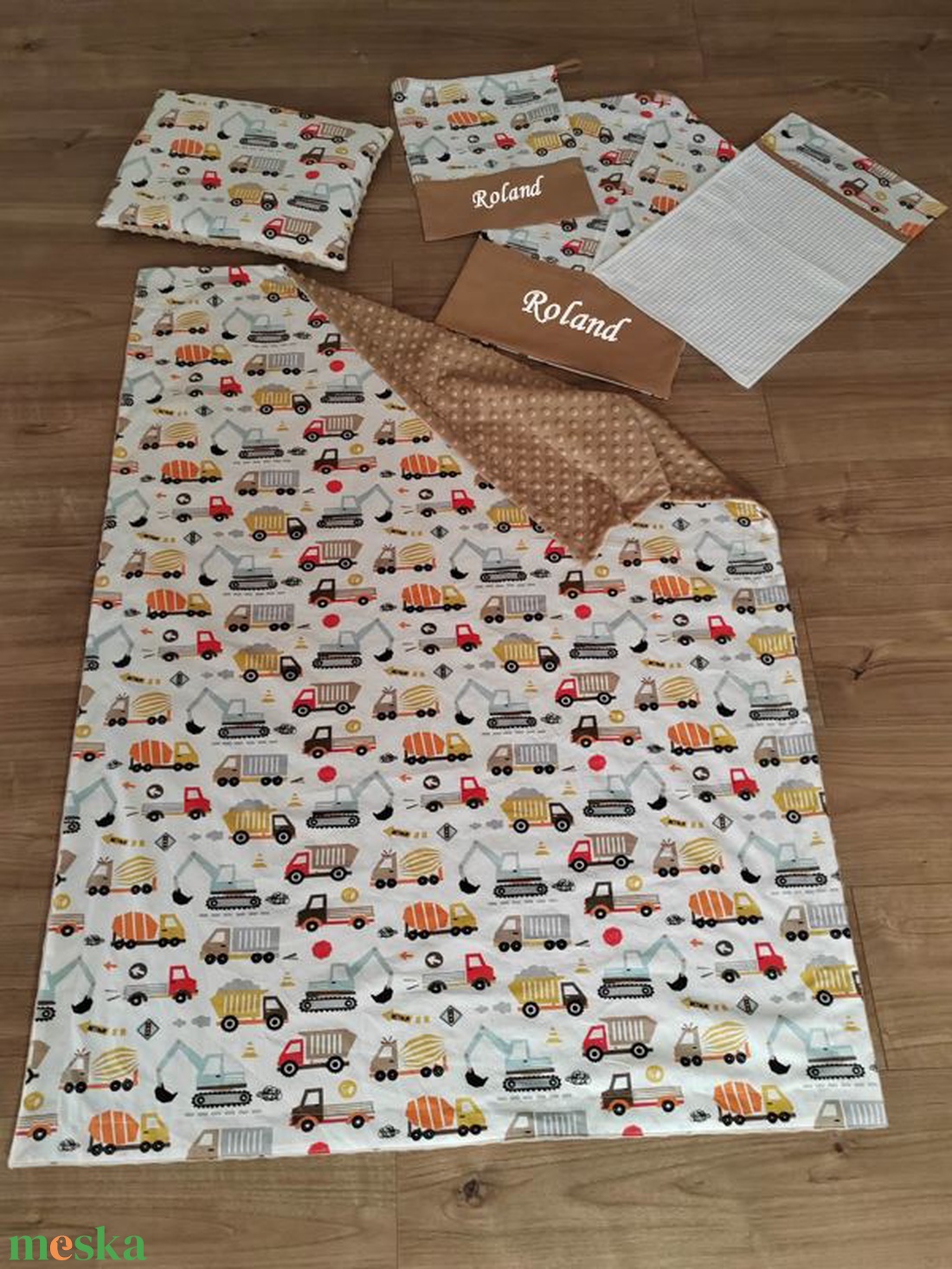 Ovis szett 5 részes - Építkezős álmok - játék & sport - ovis felszerelés - ovis szett - Meska.hu