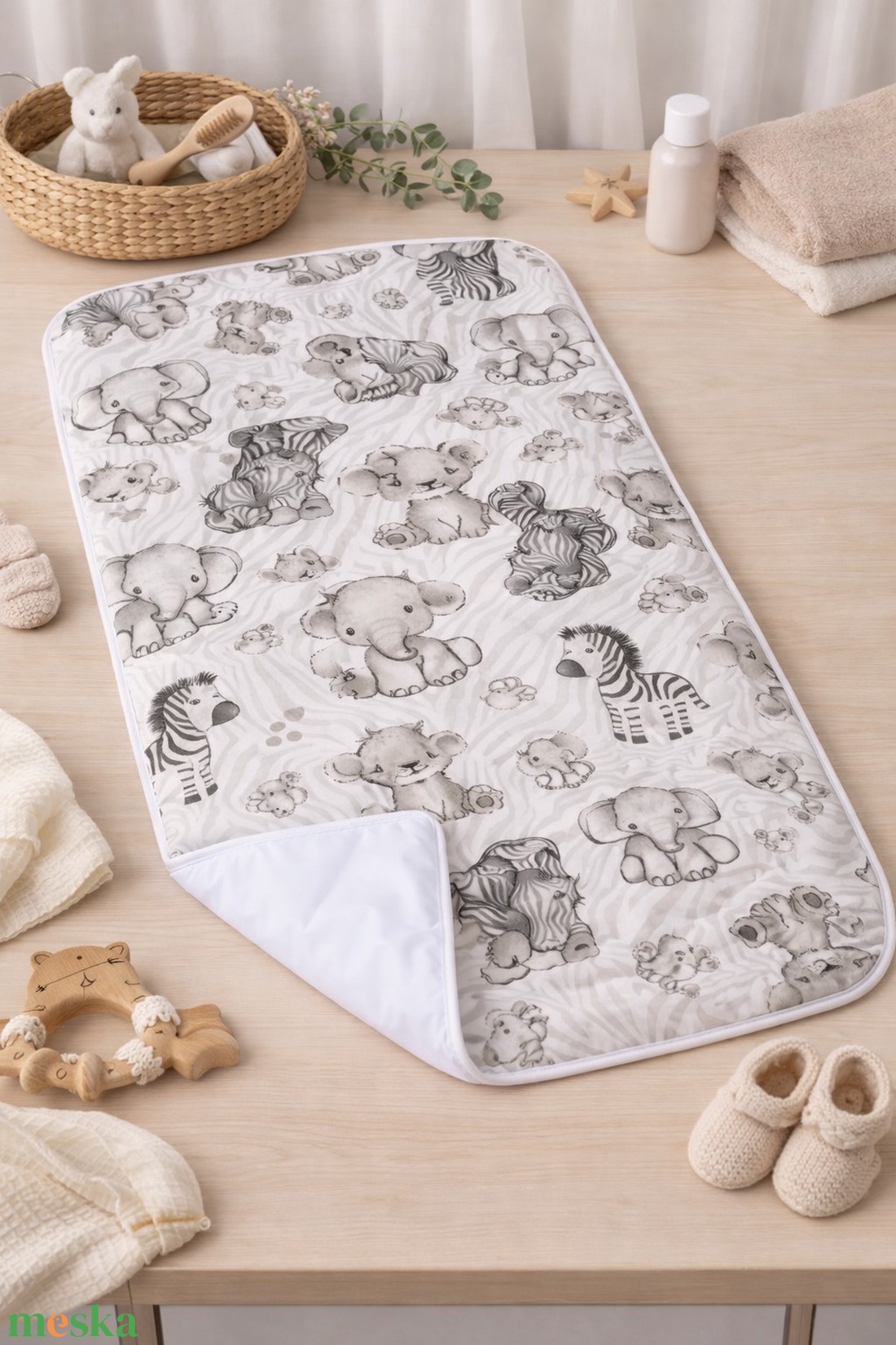 Pelenkázó alátét - Szavanna - baba - mama - pelenkázó, babafürdető kellékek - pelenkázó alátét - Meska.hu