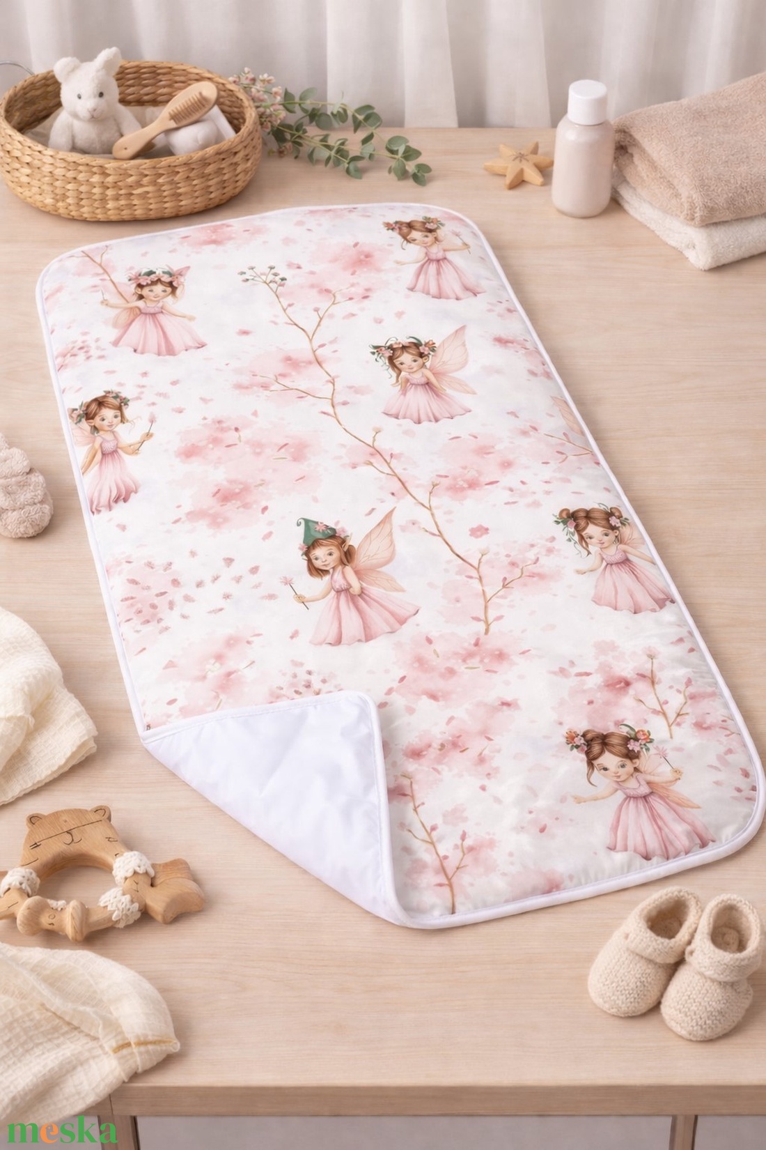 Pelenkázó alátét - Tündérkert - baba - mama - pelenkázó, babafürdető kellékek - pelenkázó alátét - Meska.hu