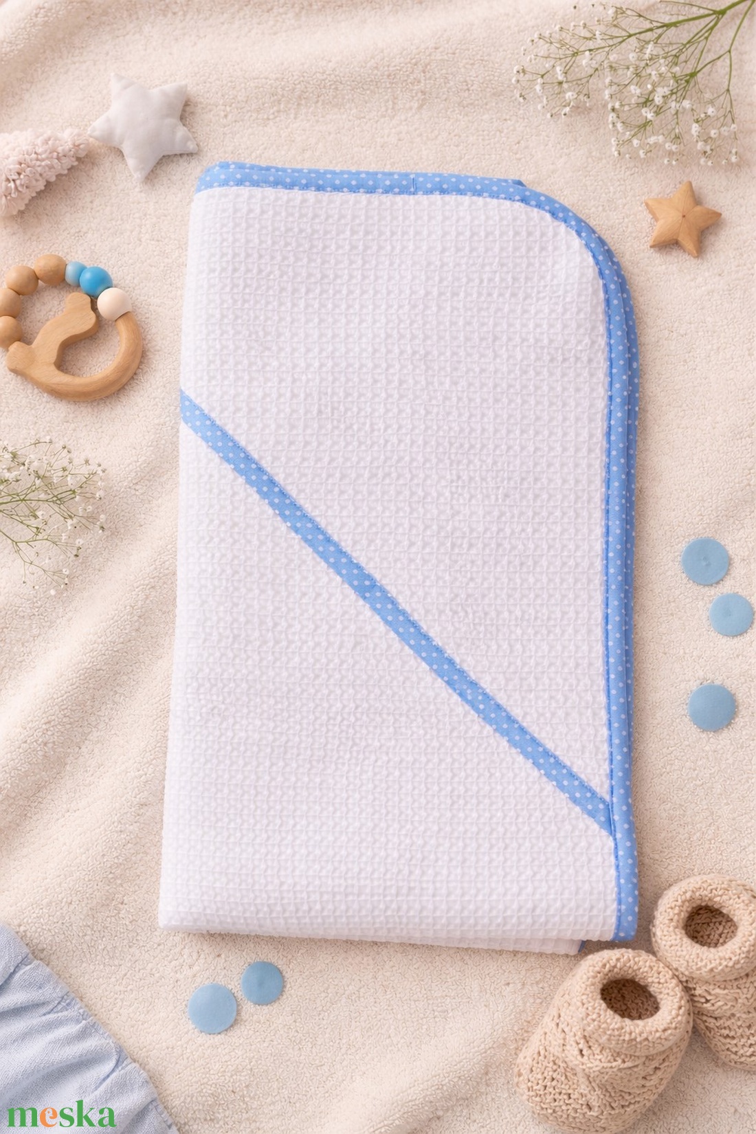 Baba / gyermek fürdőlepedő PRÉMIUM - baba - mama - pelenkázó, babafürdető kellékek - baba törölköző - Meska.hu