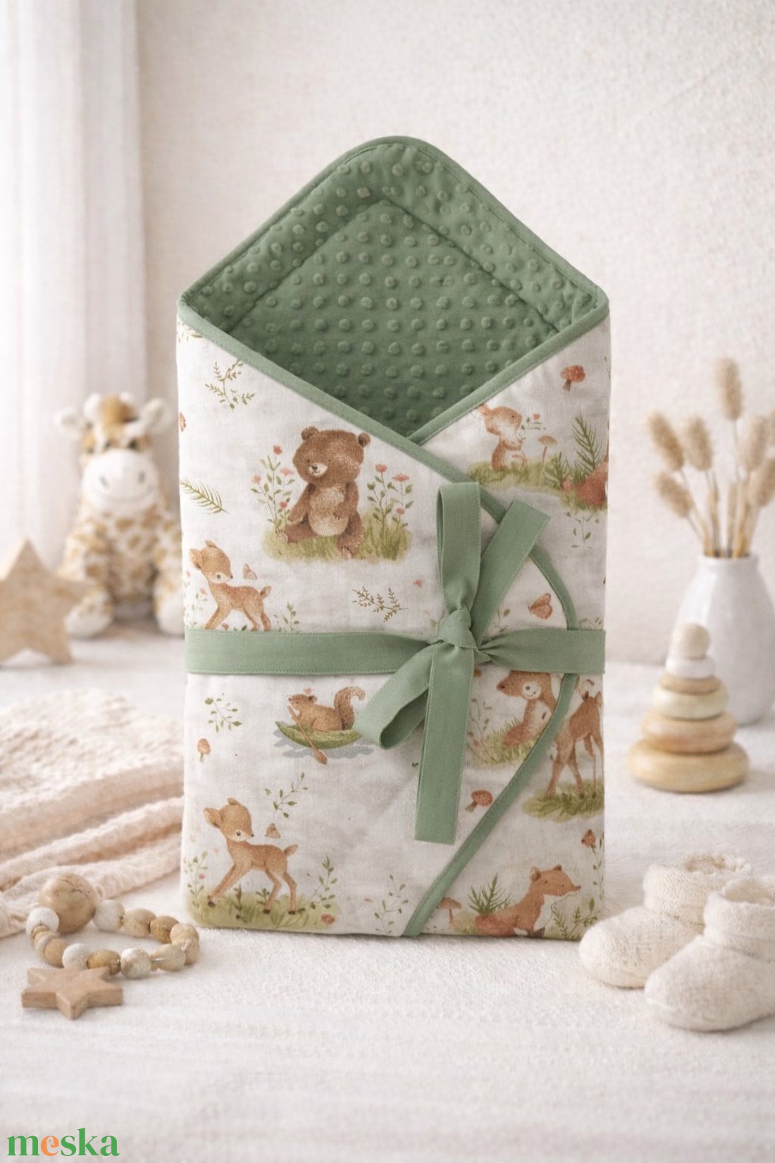 Pólya 3 in 1 -Mackó és barátai - baba - mama - baba ágynemű - pólya - Meska.hu