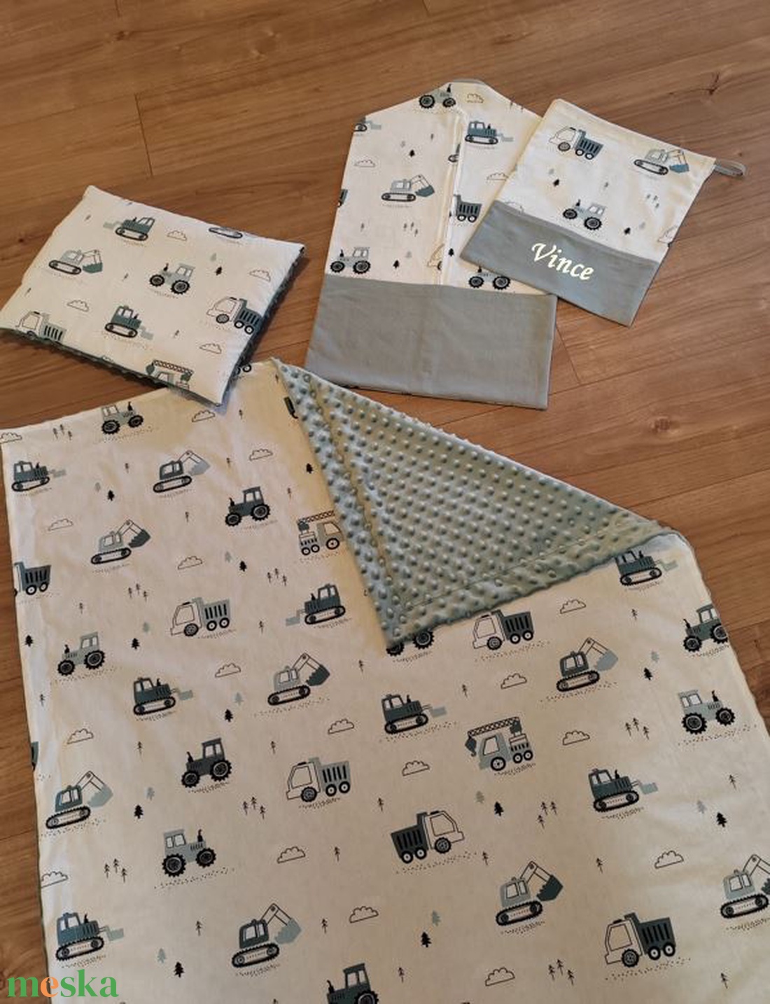 Ovis szett 4 részes - Zsálya építők - játék & sport - ovis felszerelés - ovis szett - Meska.hu