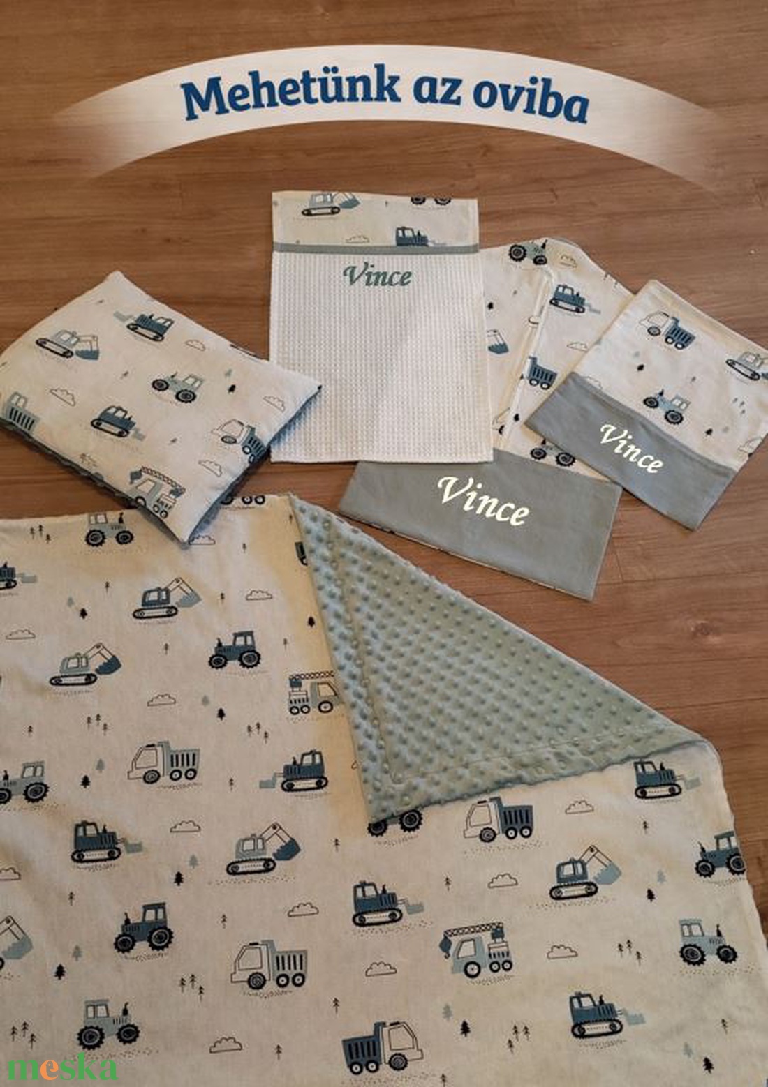 Ovis szett 5 részes - Zsálya építők - játék & sport - ovis felszerelés - ovis szett - Meska.hu