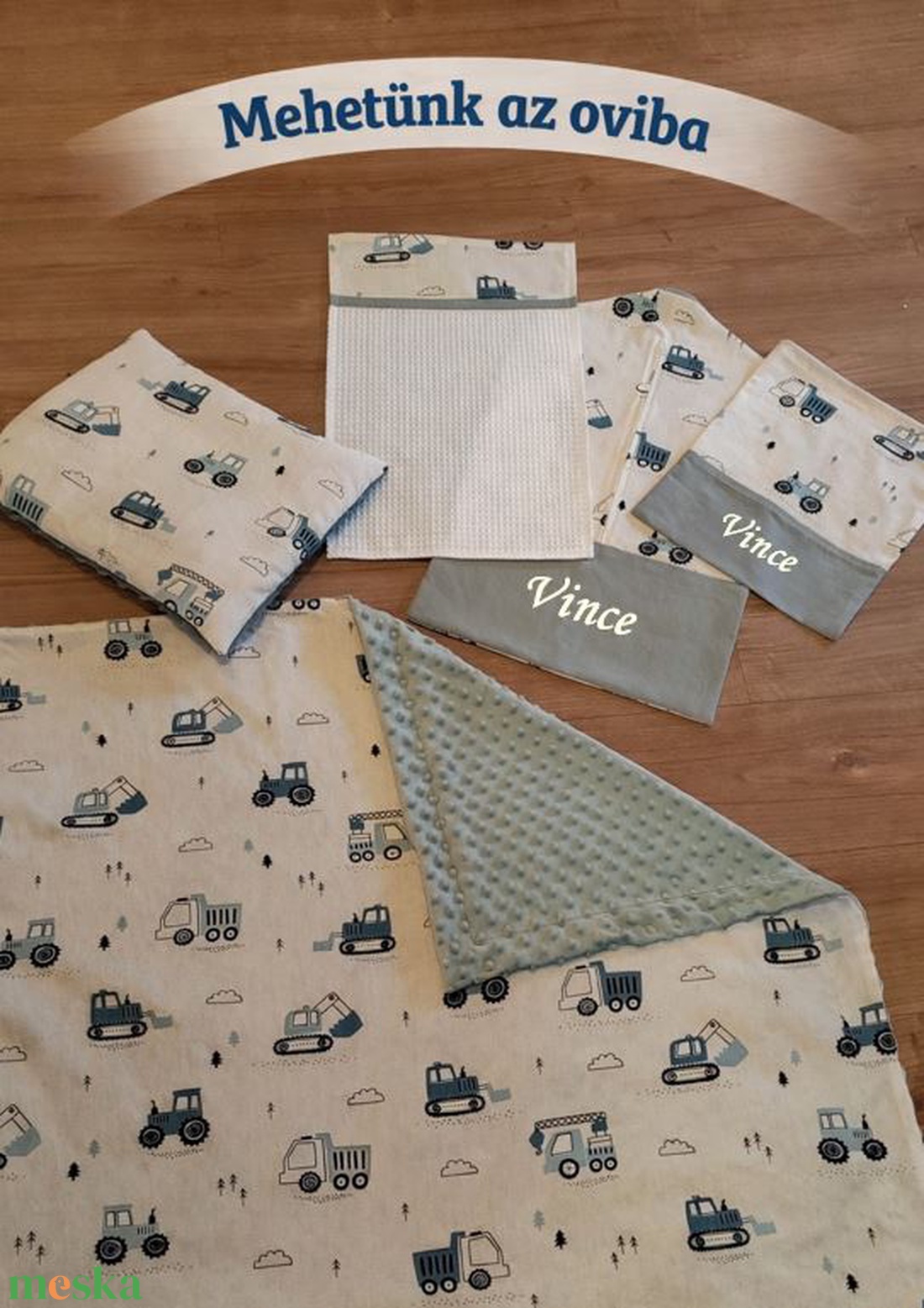 Ovis szett 5 részes - Zsálya építők - játék & sport - ovis felszerelés - ovis szett - Meska.hu