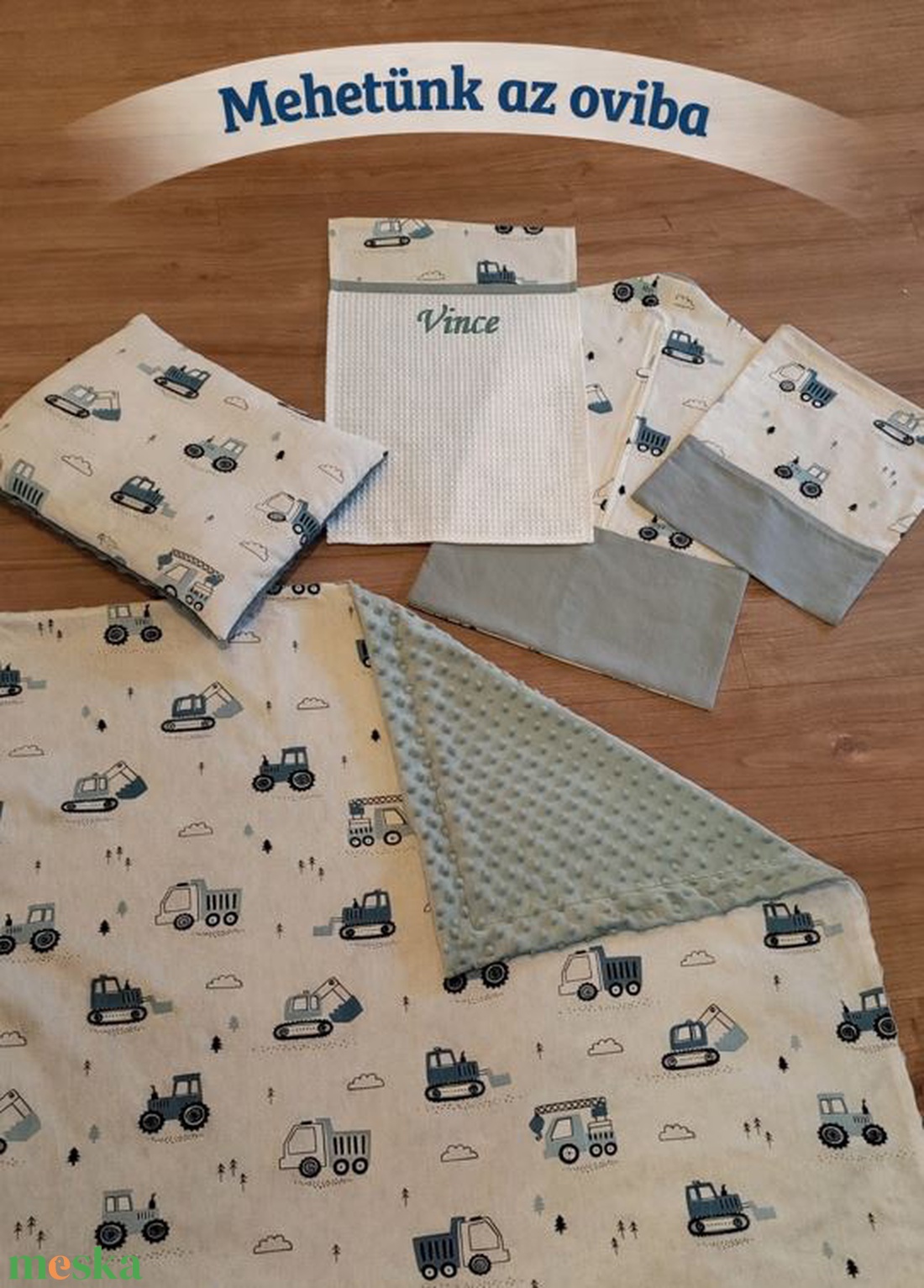 Ovis szett 5 részes - Zsálya építők - játék & sport - ovis felszerelés - ovis szett - Meska.hu