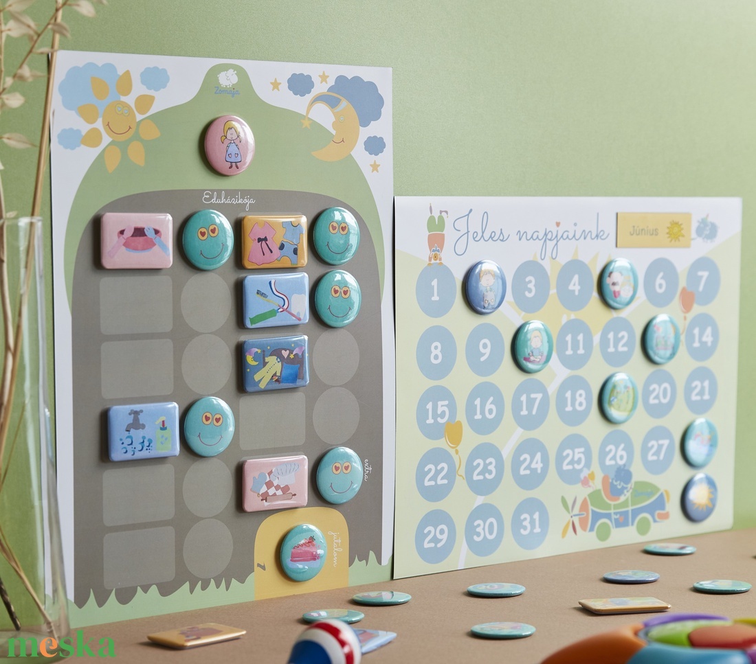 Alvás, pihenés, kisfiús mágnes - otthon & életmód - konyhafelszerelés, tálalás - konyhai dekoráció - hűtőmágnes - Meska.hu