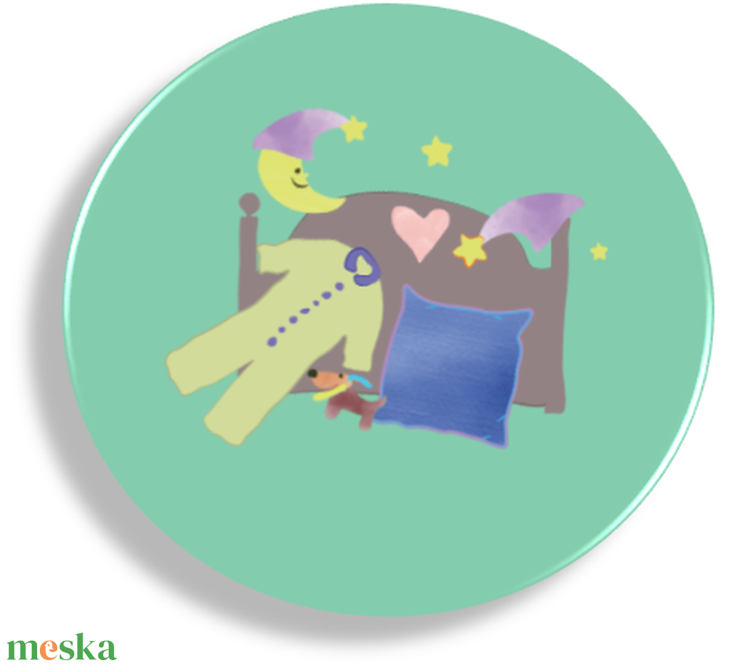 Alvás, pihenés, pizsamás mágnes - otthon & életmód - konyhafelszerelés, tálalás - konyhai dekoráció - hűtőmágnes - Meska.hu