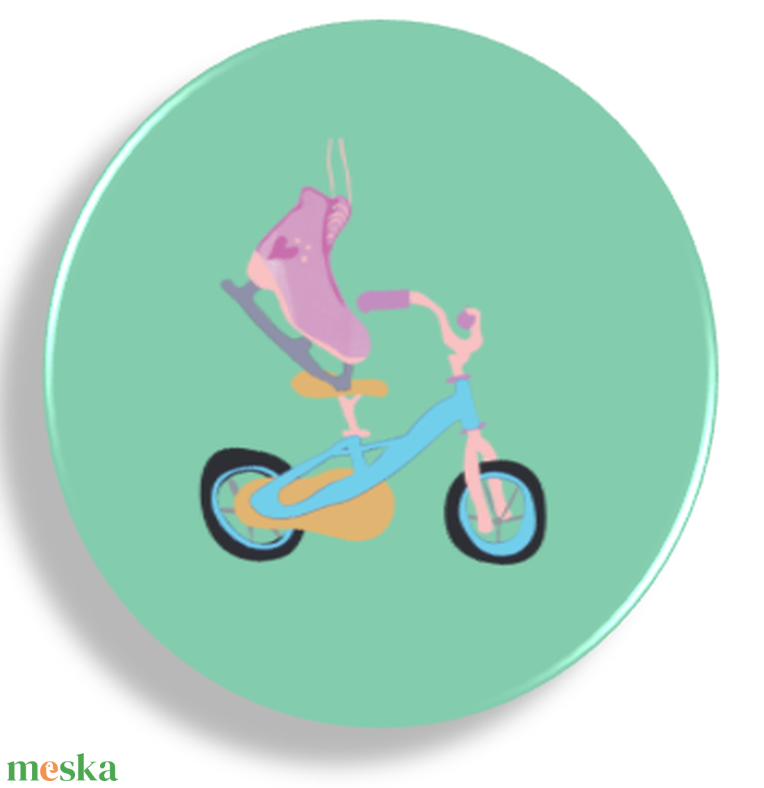 Jégkorcsolya, bicikli, sportos mágnes - otthon & életmód - konyhafelszerelés, tálalás - konyhai dekoráció - hűtőmágnes - Meska.hu