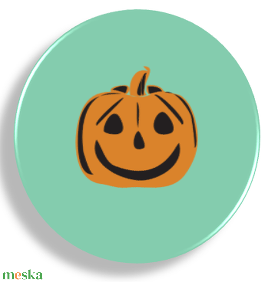 Halloween, tökfej mágnes - otthon & életmód - konyhafelszerelés, tálalás - konyhai dekoráció - hűtőmágnes - Meska.hu