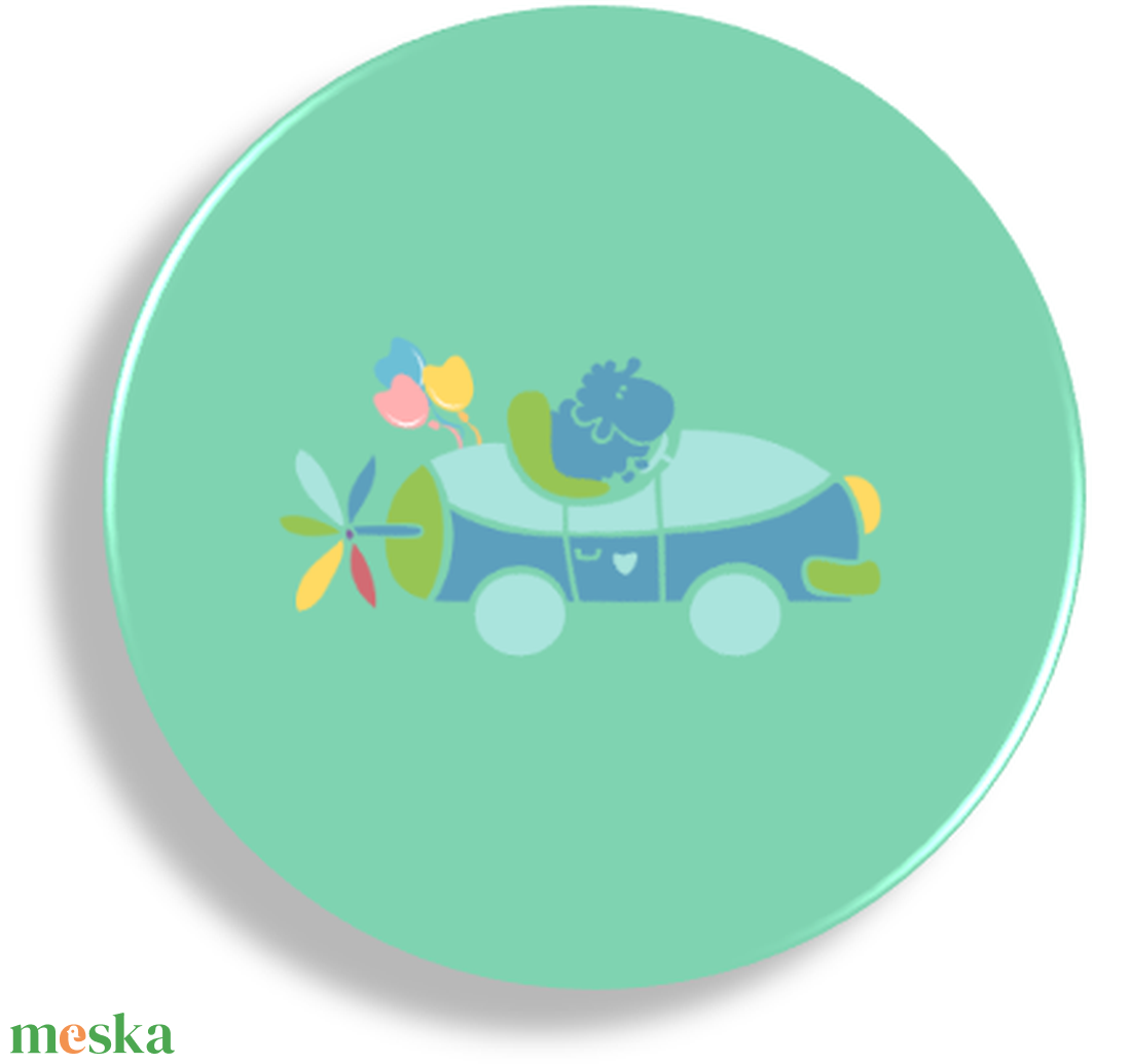 Jolly Joker autós mágnes - otthon & életmód - konyhafelszerelés, tálalás - konyhai dekoráció - hűtőmágnes - Meska.hu