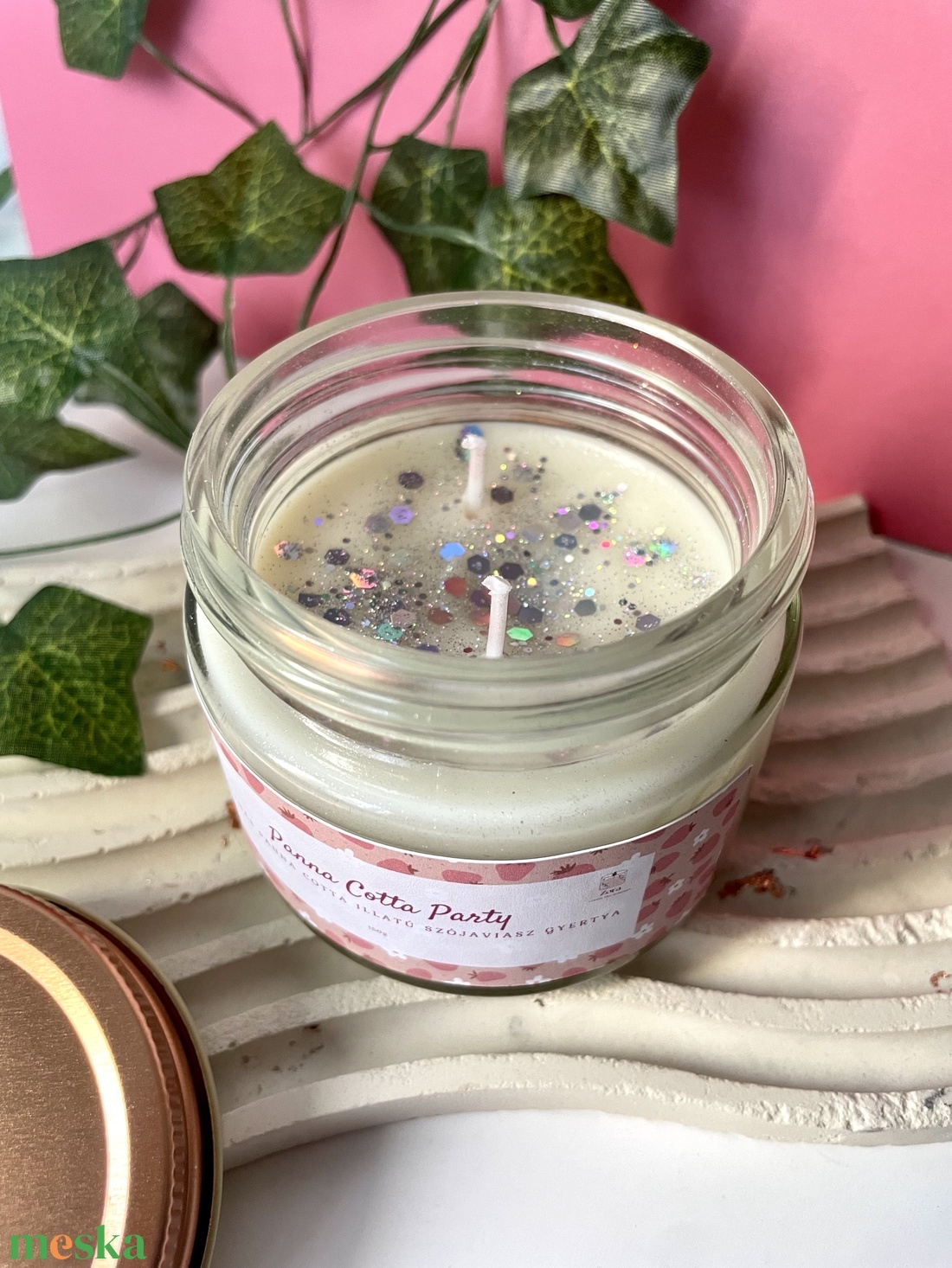 Szójaviasz gyertya választható illattal (10%-os kedvezménnyel csak Neked :)) - otthon & életmód - gyertya, illat, aroma - gyertya - Meska.hu