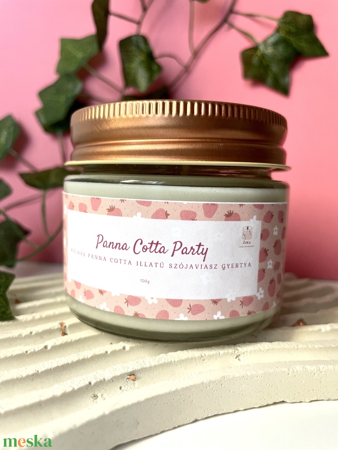 Szójaviasz gyertya választható illattal (10%-os kedvezménnyel csak Neked :)) - otthon & életmód - gyertya, illat, aroma - gyertya - Meska.hu