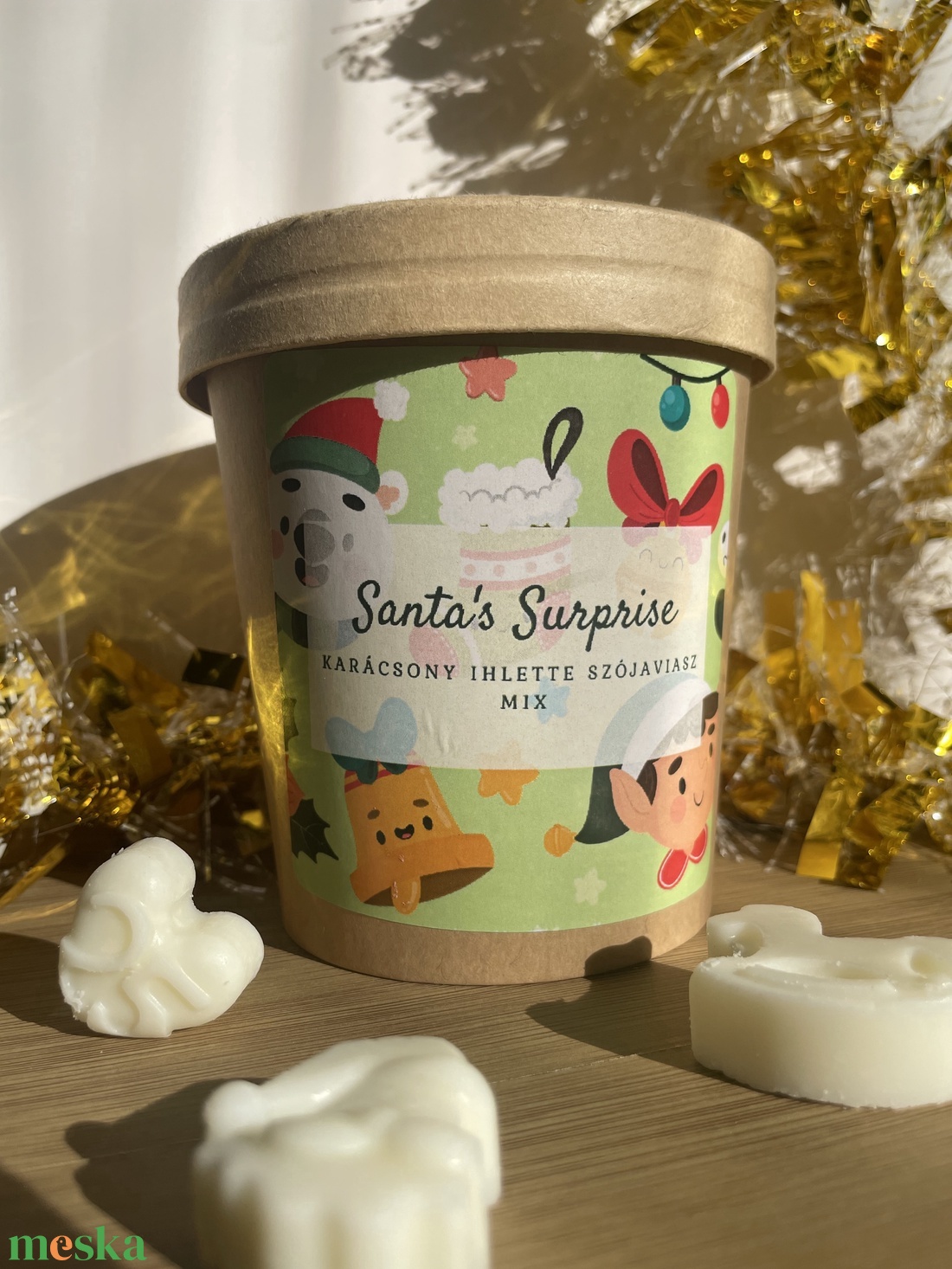 Santa's Surprise szójaviasz csomag - otthon & életmód - gyertya, illat, aroma - illatviasz - Meska.hu Santa's Surprise szójaviasz csomag - otthon & életmód - gyertya, illat, aroma - illatviasz - Meska.hu