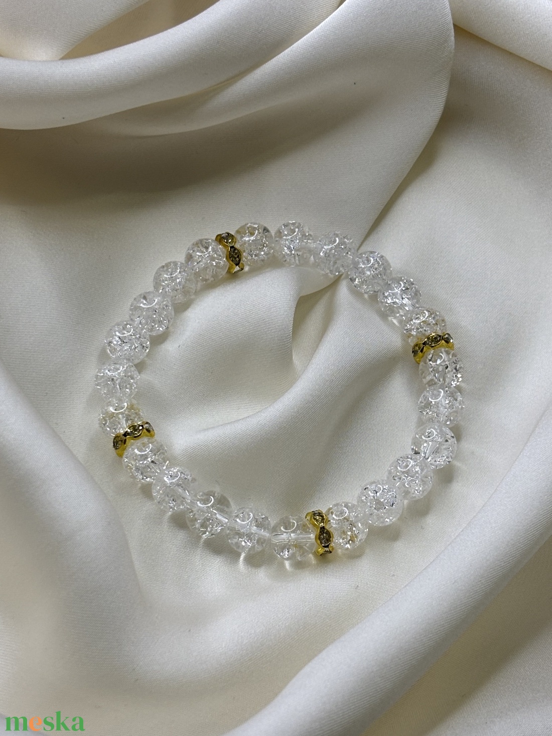 GYÓGYÍTÓ - Hegyi kristály karkötő - ékszer - karkötő - ásványkarkötő - Meska.hu GYÓGYÍTÓ - Hegyi kristály karkötő - ékszer - karkötő - ásványkarkötő - Meska.hu