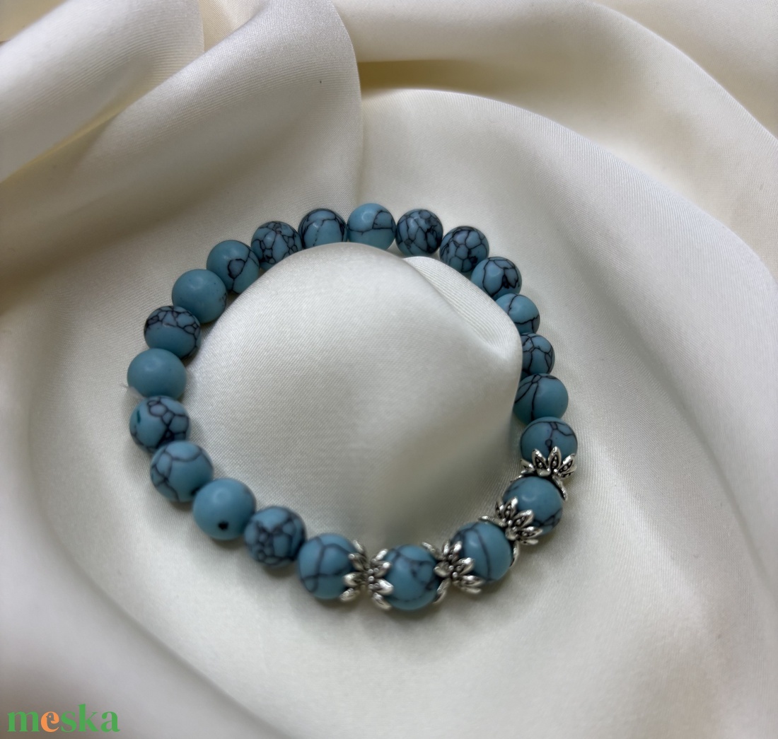 JÓLÉT - Türkiz karkötő - ékszer - karkötő - ásványkarkötő - Meska.hu JÓLÉT - Türkiz karkötő - ékszer - karkötő - ásványkarkötő - Meska.hu