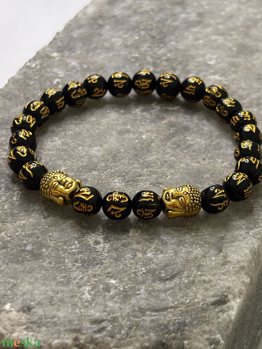 SZERENCSEHOZÓ - Mantra gyöngyökből készült karkötő - ékszer - karkötő - ásványkarkötő - Meska.hu SZERENCSEHOZÓ - Mantra gyöngyökből készült karkötő - ékszer - karkötő - ásványkarkötő - Meska.hu