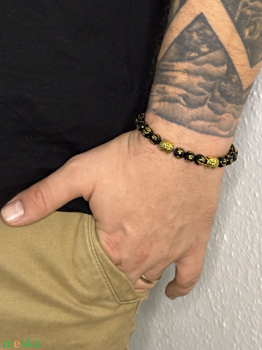 SZERENCSEHOZÓ - Mantra gyöngyökből készült karkötő - ékszer - karkötő - ásványkarkötő - Meska.hu SZERENCSEHOZÓ - Mantra gyöngyökből készült karkötő - ékszer - karkötő - ásványkarkötő - Meska.hu