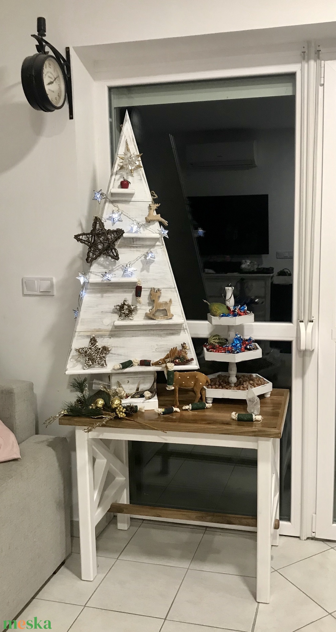 Fa karácsonyfa  - karácsony - karácsonyi lakásdekoráció - karácsonyfa, grincsfa - Meska.hu