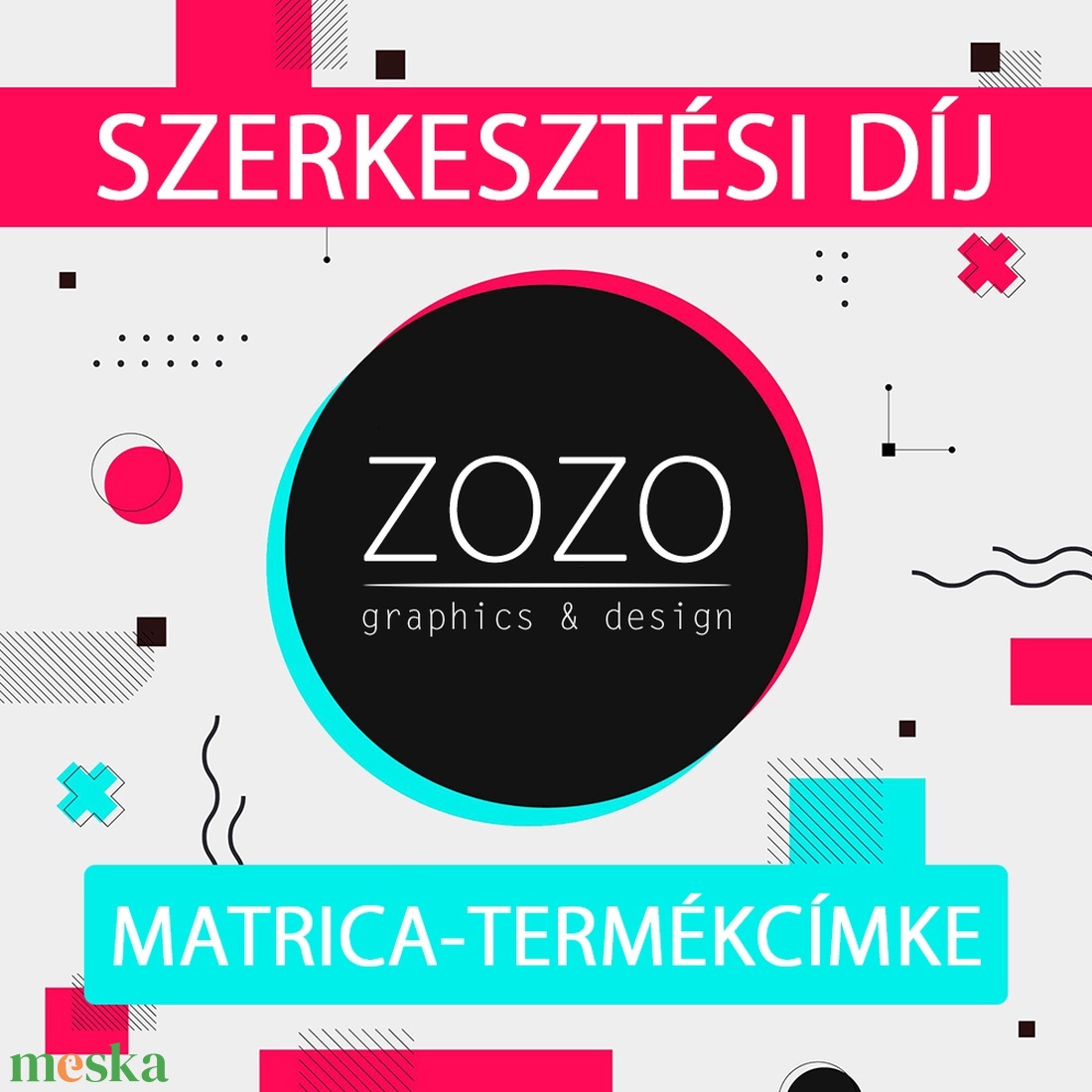 Matrica, Termékcímke - Szerkesztési díj, Szerkesztési költség, Egyedi Design, Tervezés, Tervezési díj, Szerkesztés, - otthon & lakás - papír írószer - matrica, matrica csomag - Meska.hu