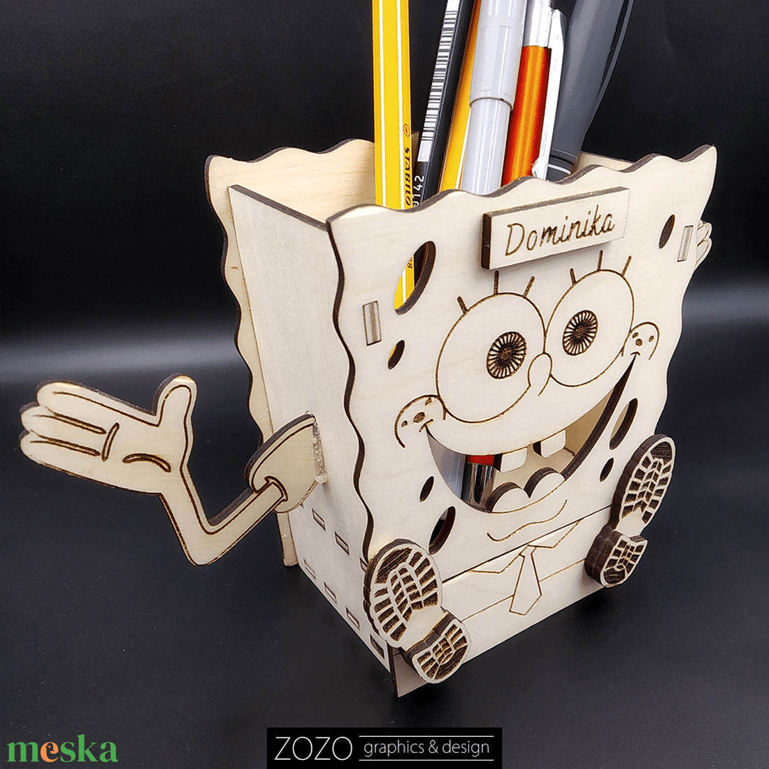 Spongyabob ceruzatartó tolltartó egyedi névre szóló gyerekszoba dekoráció - otthon & életmód - papír, írószer - tolltartó & ceruzatekercs - Meska.hu Spongyabob ceruzatartó tolltartó egyedi névre szóló gyerekszoba dekoráció - otthon & életmód - papír, írószer - tolltartó & ceruzatekercs - Meska.hu