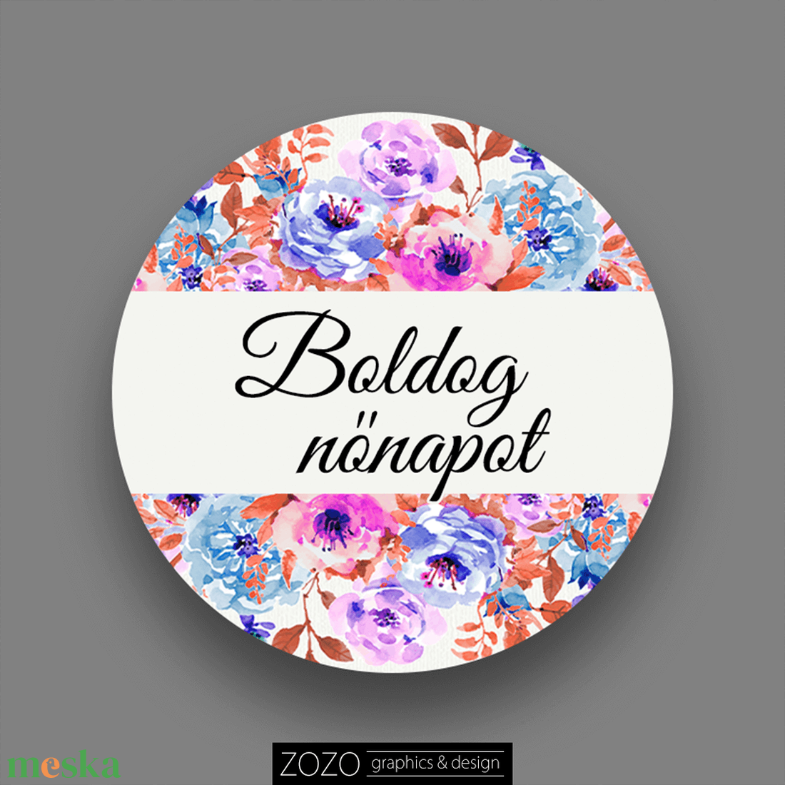 Nőnapi matrica csomag - Nőnapra Boldog nőnapot - otthon & életmód - papír, írószer - matrica, matrica csomag - Meska.hu