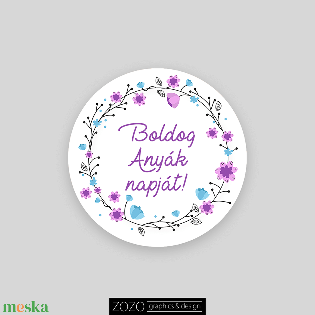 Matrica csomag kérhető egyedi szöveggel felirattal is 15-40 db Anyák napi virágos öntapadós címke - Boldog Anyák napját - otthon & életmód - papír, írószer - matrica, matrica csomag - Meska.hu