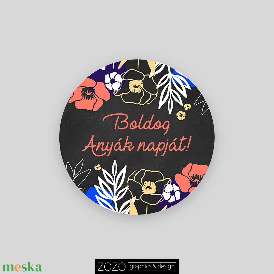 Matrica csomag kérhető egyedi szöveggel felirattal is 15-40 db Anyák napi virágos öntapadós címke - Boldog Anyák napját - otthon & életmód - papír, írószer - matrica, matrica csomag - Meska.hu