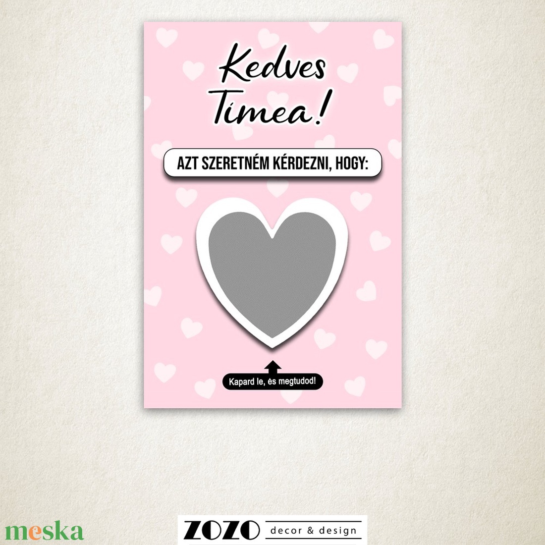 Keresztszülő tanú koszorúslány felkérő baba bejelentő egyedi kaparós sorsjegy lap kártya személyre szabott szöveggel - otthon & életmód - papír, írószer - ajándékozás kellékei - ajándék sorsjegy - Meska.hu